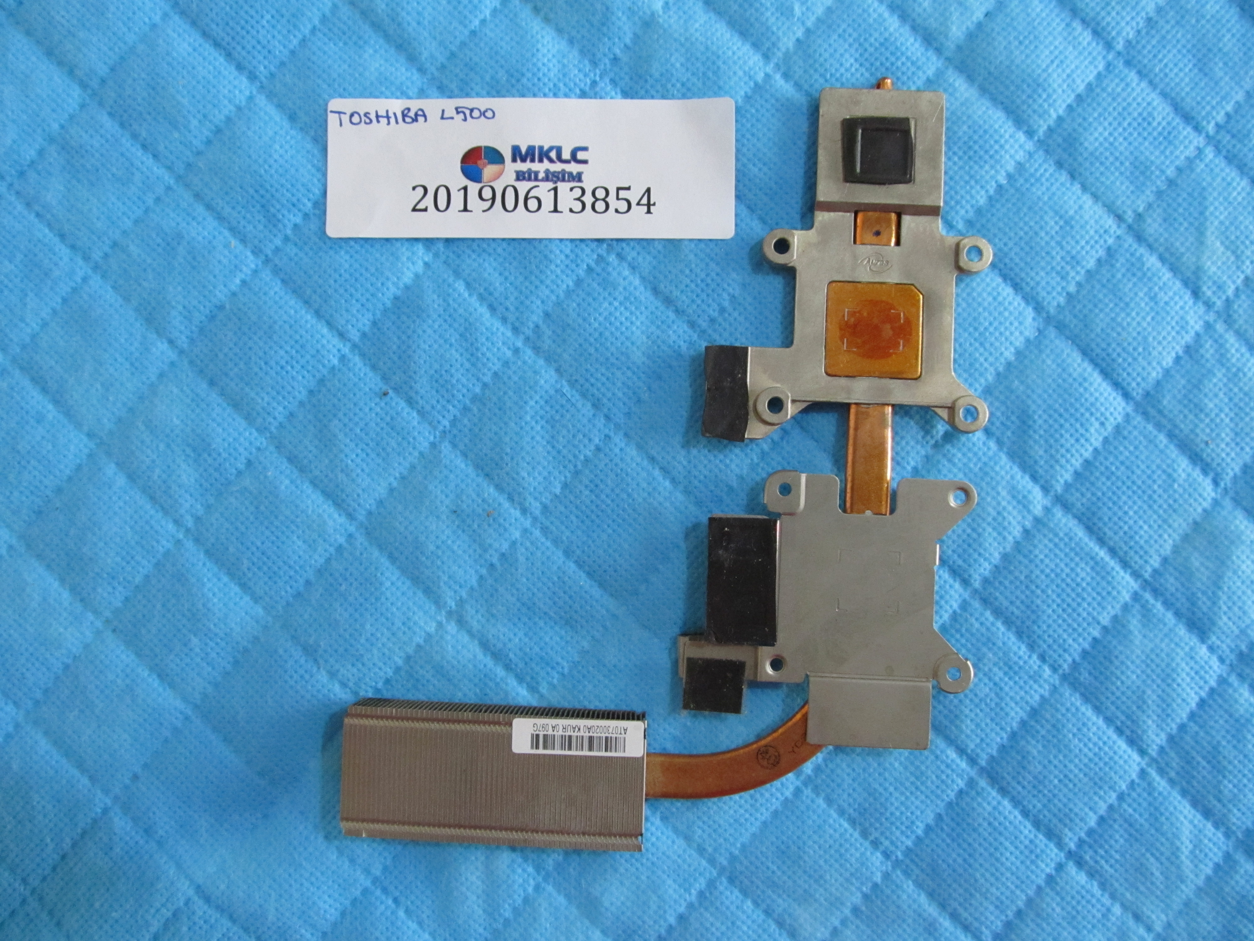 TOSHİBA Toshiba l500 soğutucu bakir (heatsink) orjinal ürün küçük görsel 2