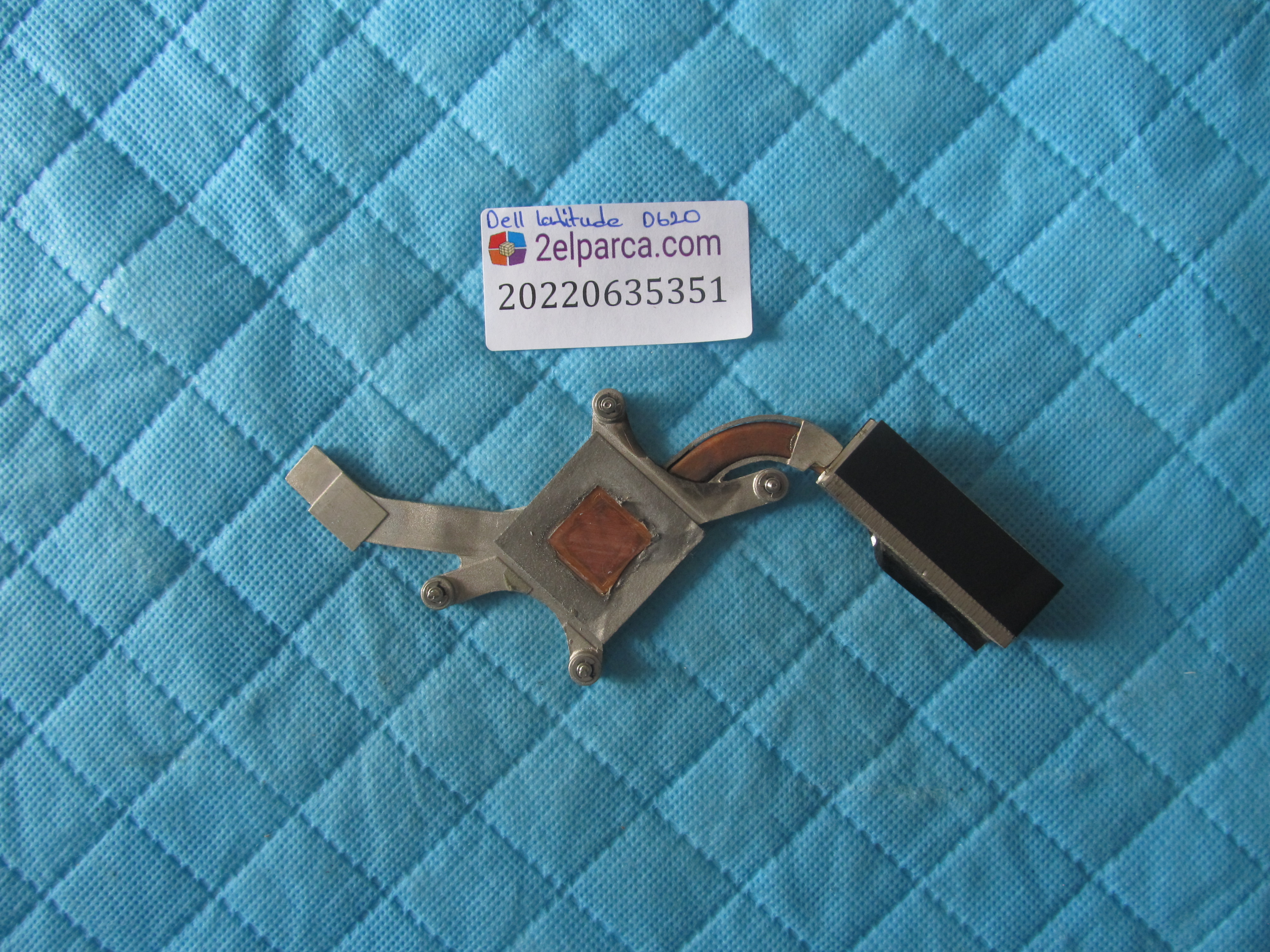 DELL Dell latitude d620 soğutucu bakir heatsink orjinal ürün küçük görsel 2