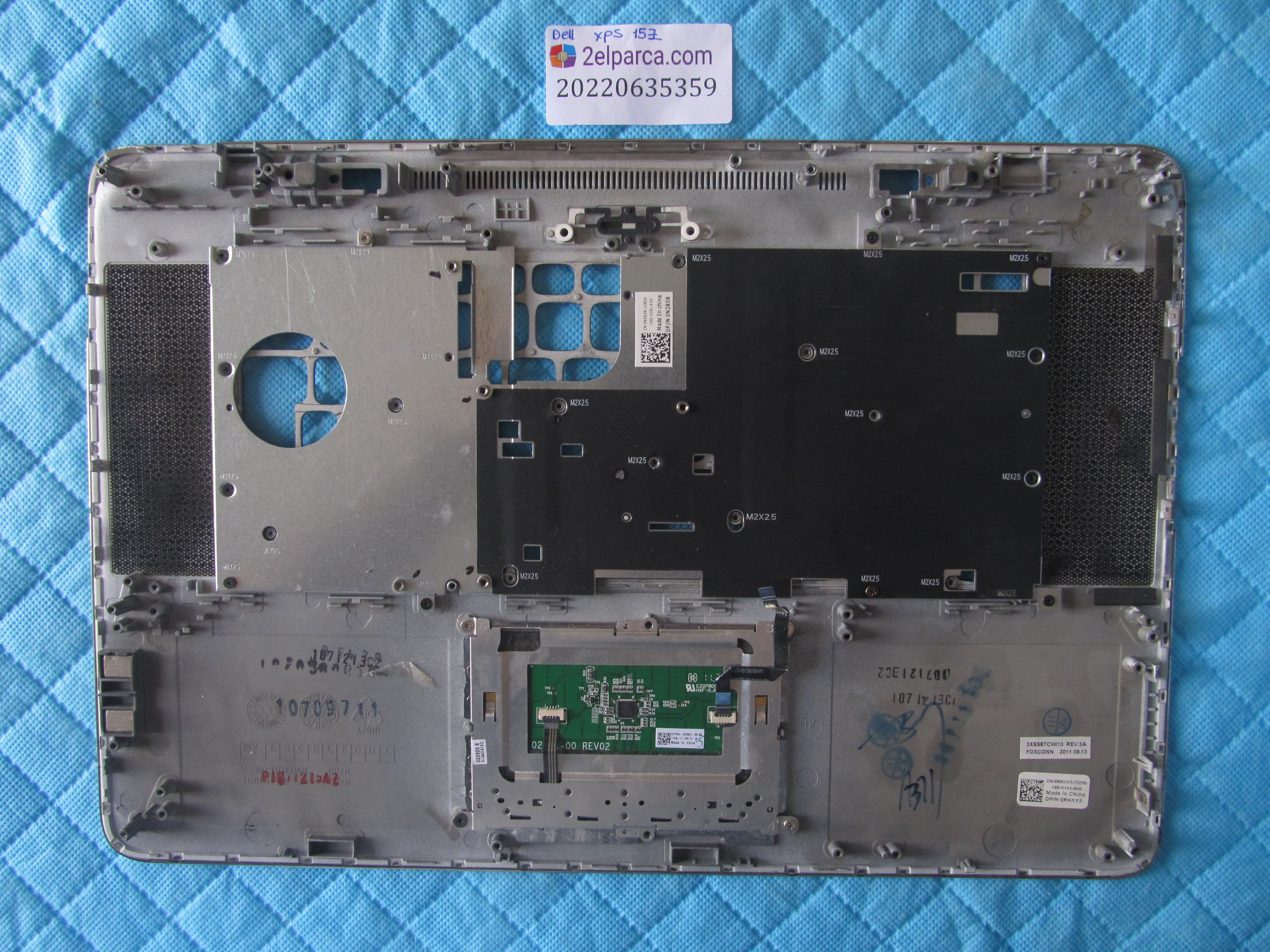 DELL Dell xps 15z üst kasa klavye kasa orjinal ürün küçük görsel 2