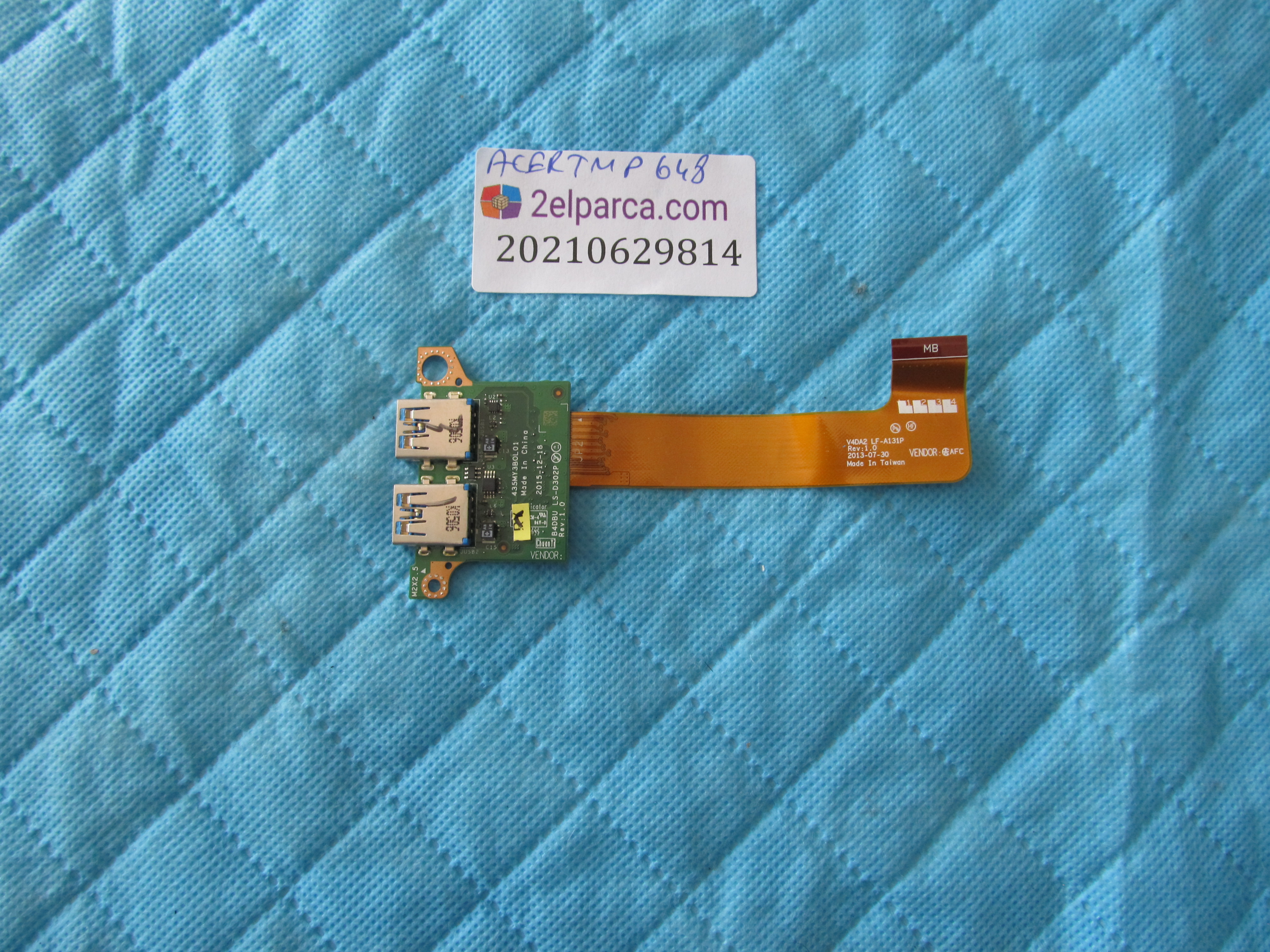 ACER Acer tmp648 usb board flex orjinal ürün küçük görsel 2