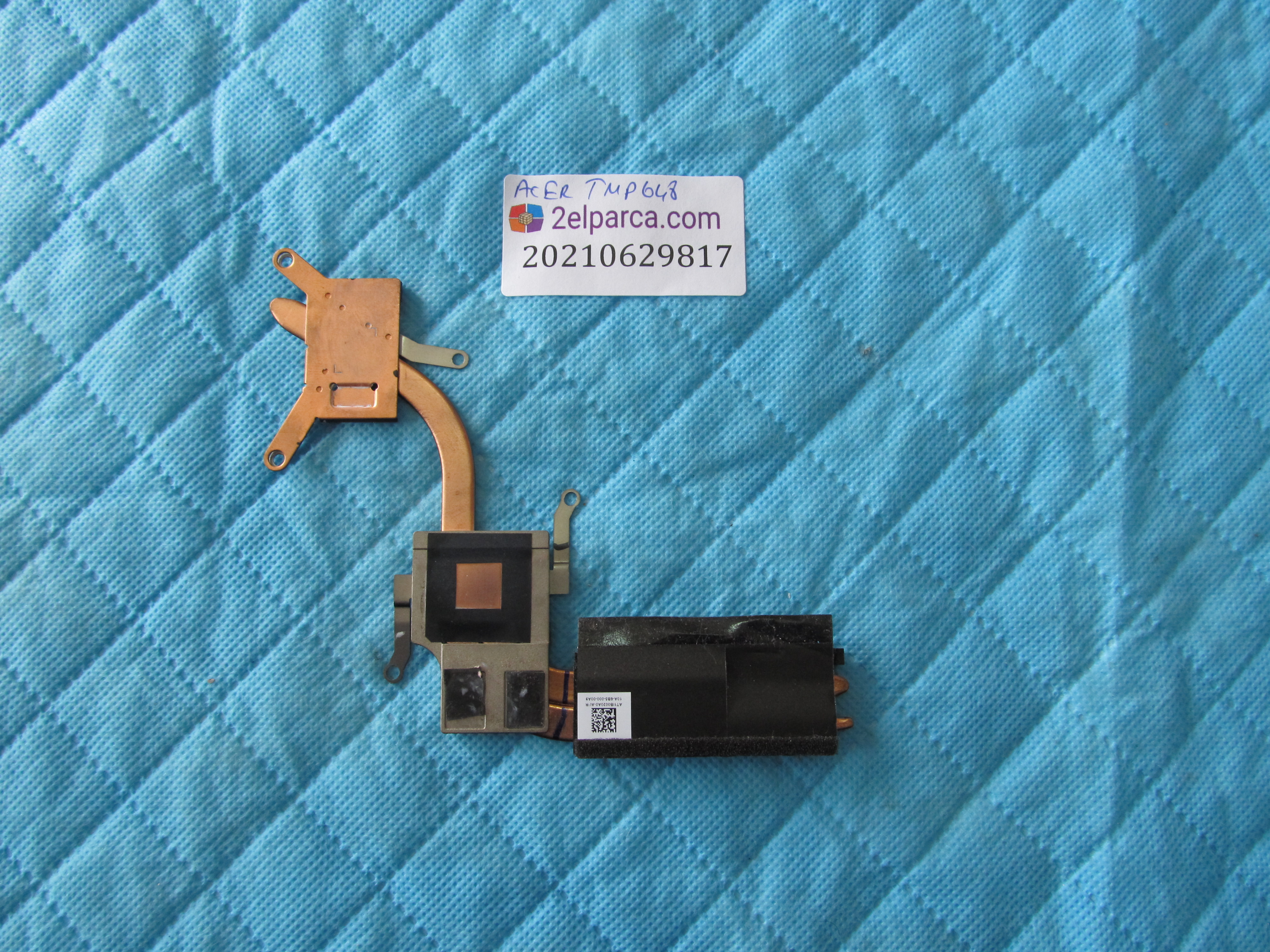 ACER Acer tmp648 soğutucu bakir (heatsink) orjinal ürün küçük görsel 2