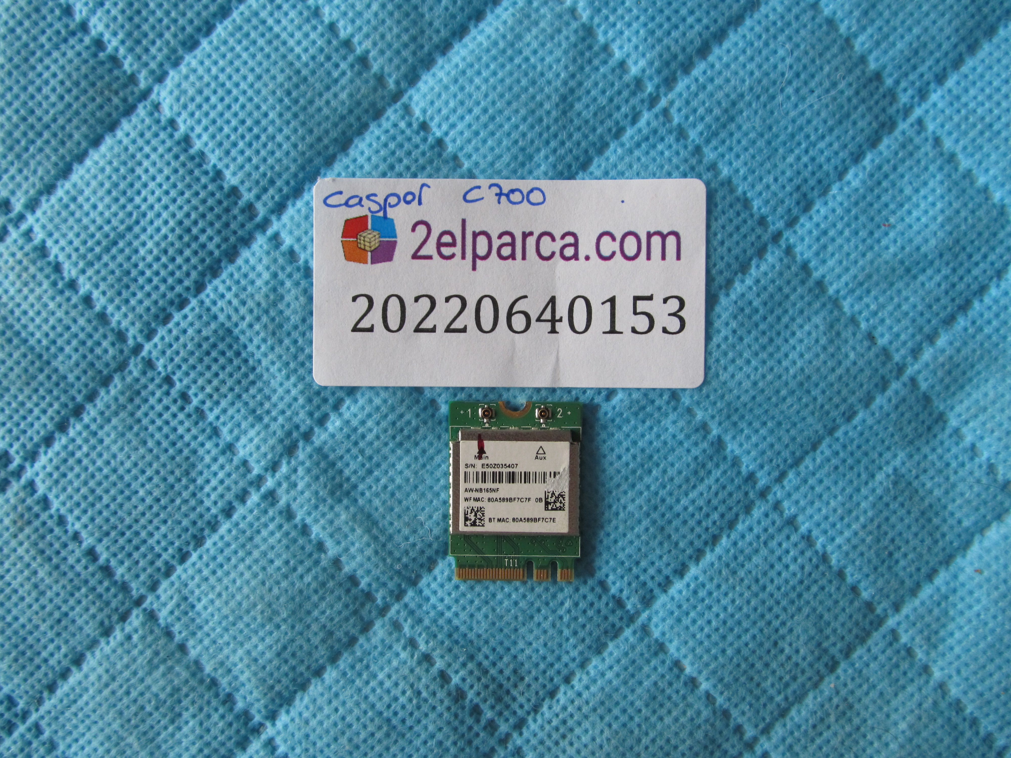 Casper c700 wifi karti orjinal ürün