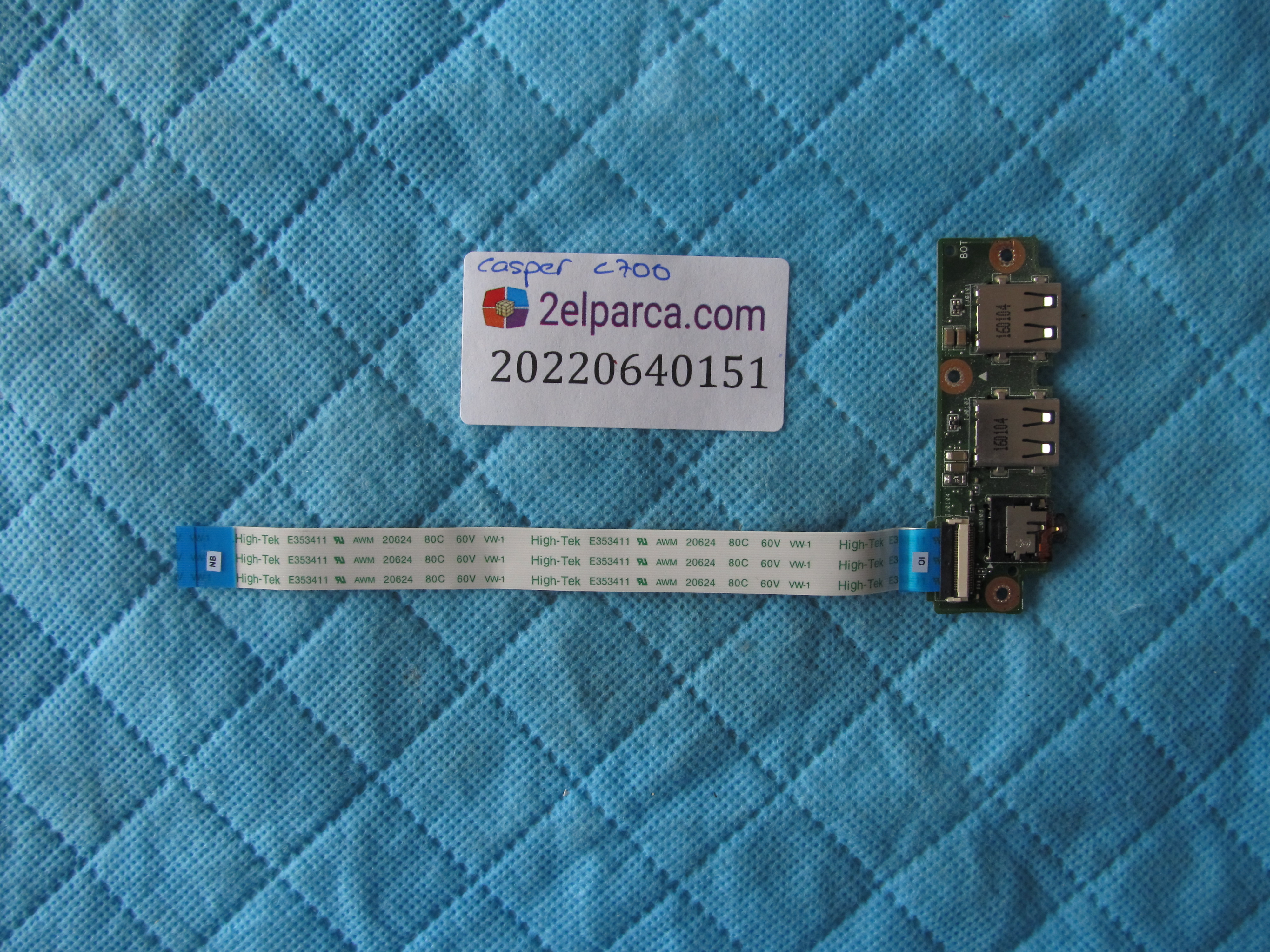 Casper c700 usb ve ses board flex orjinal ürün