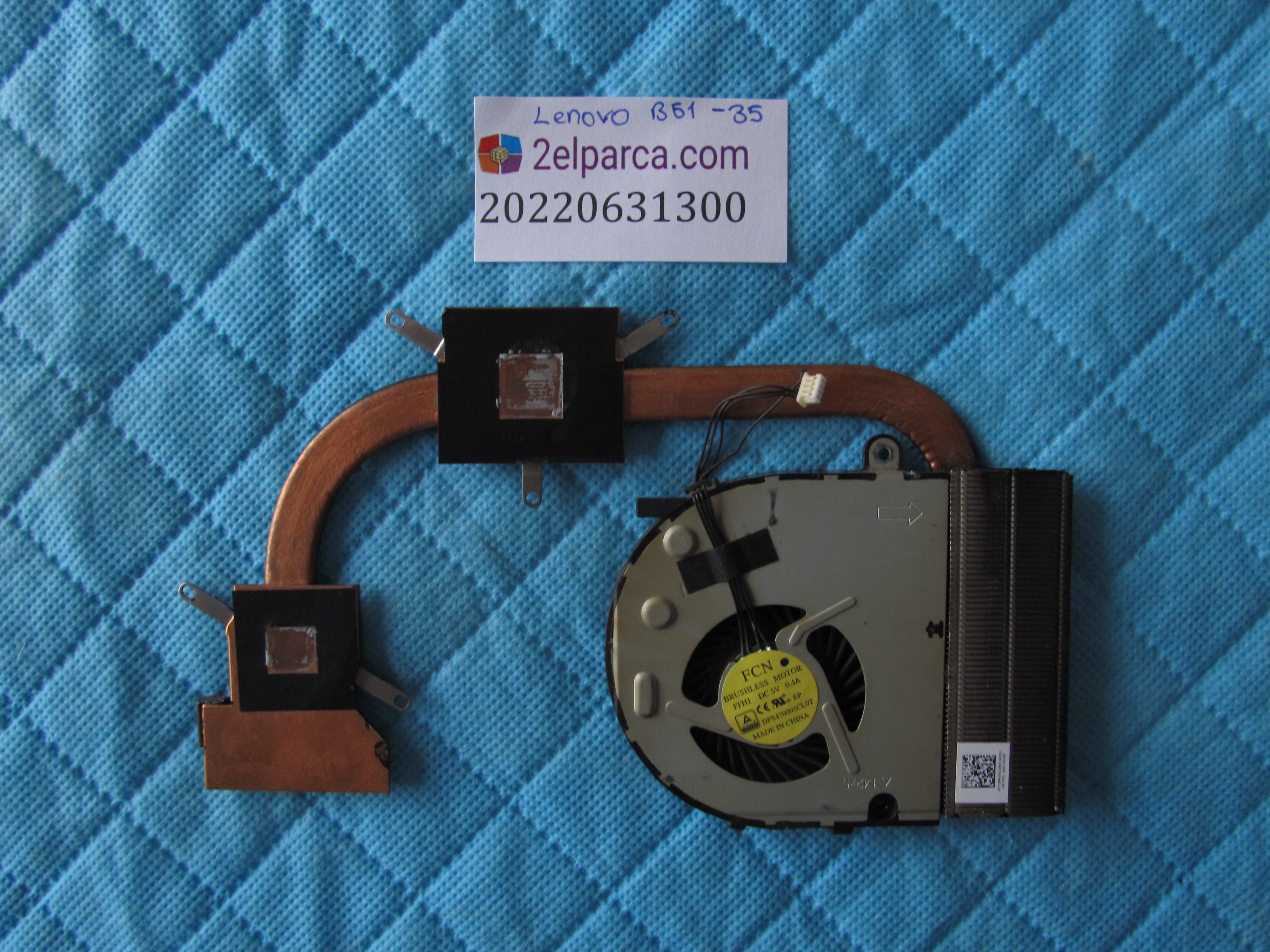 LENOVO Lenovo b51-35 fan bakir soğutucu (heatsink) orjinal ürün küçük görsel 2