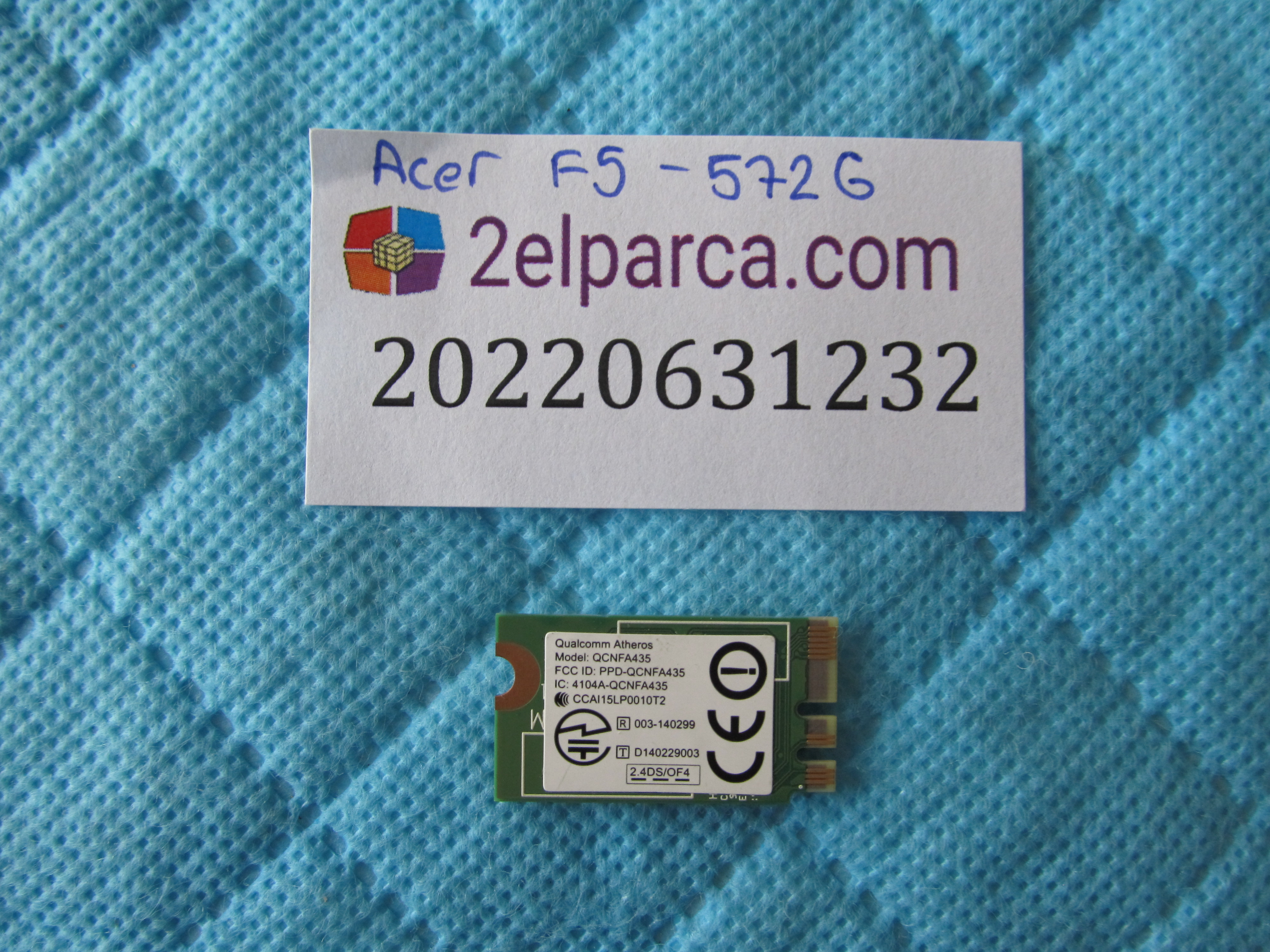 ACER Acer f5-572g wifi karti orjinal ürün küçük görsel 2