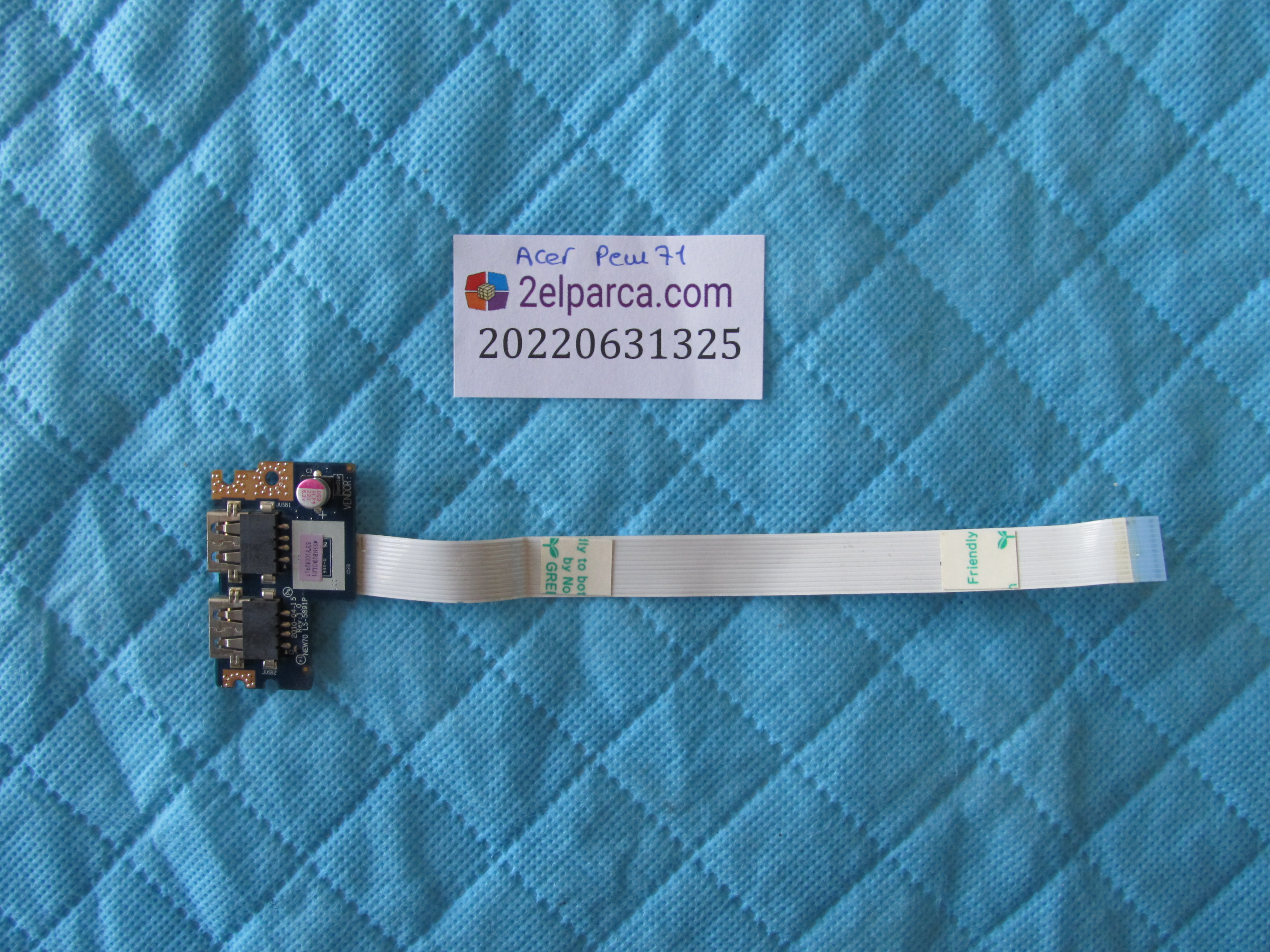 ACER Acer 5742g usb board flex orjinal ürün küçük görsel 2
