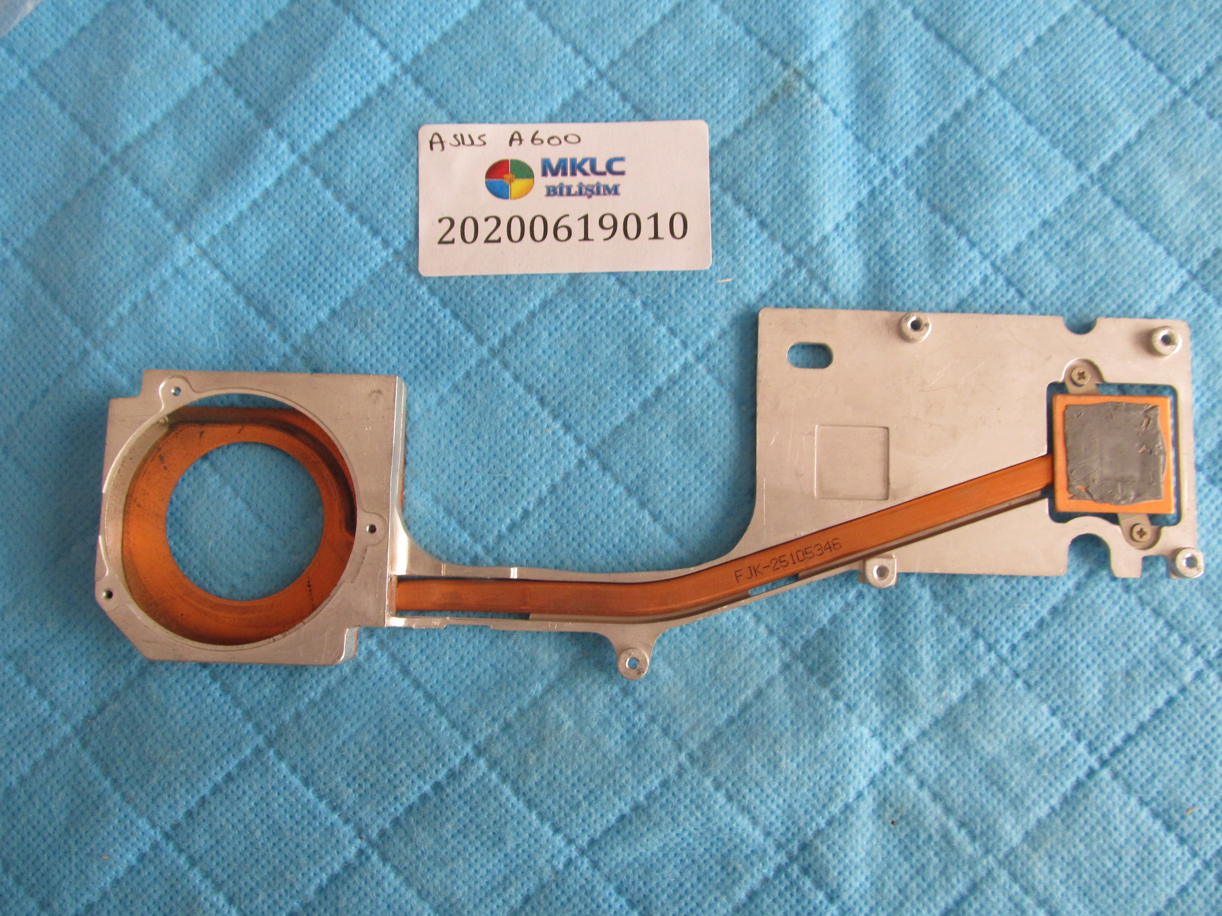 ASUS Asus a6000 soğutucu bakir (heatsink) küçük görsel 2