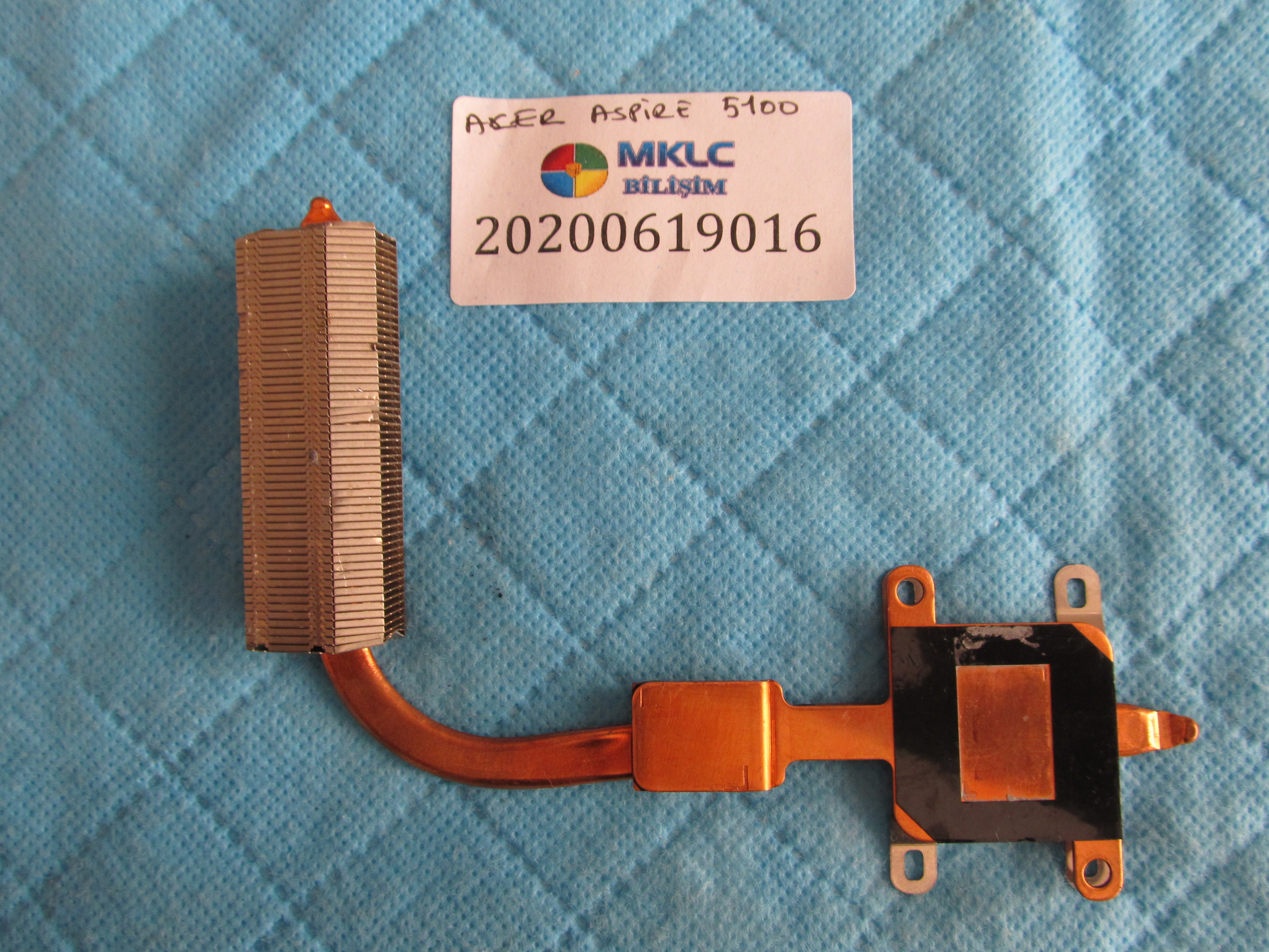 ACER Acer aspire 5100 bakir soğutucu (heatsink) küçük görsel 2