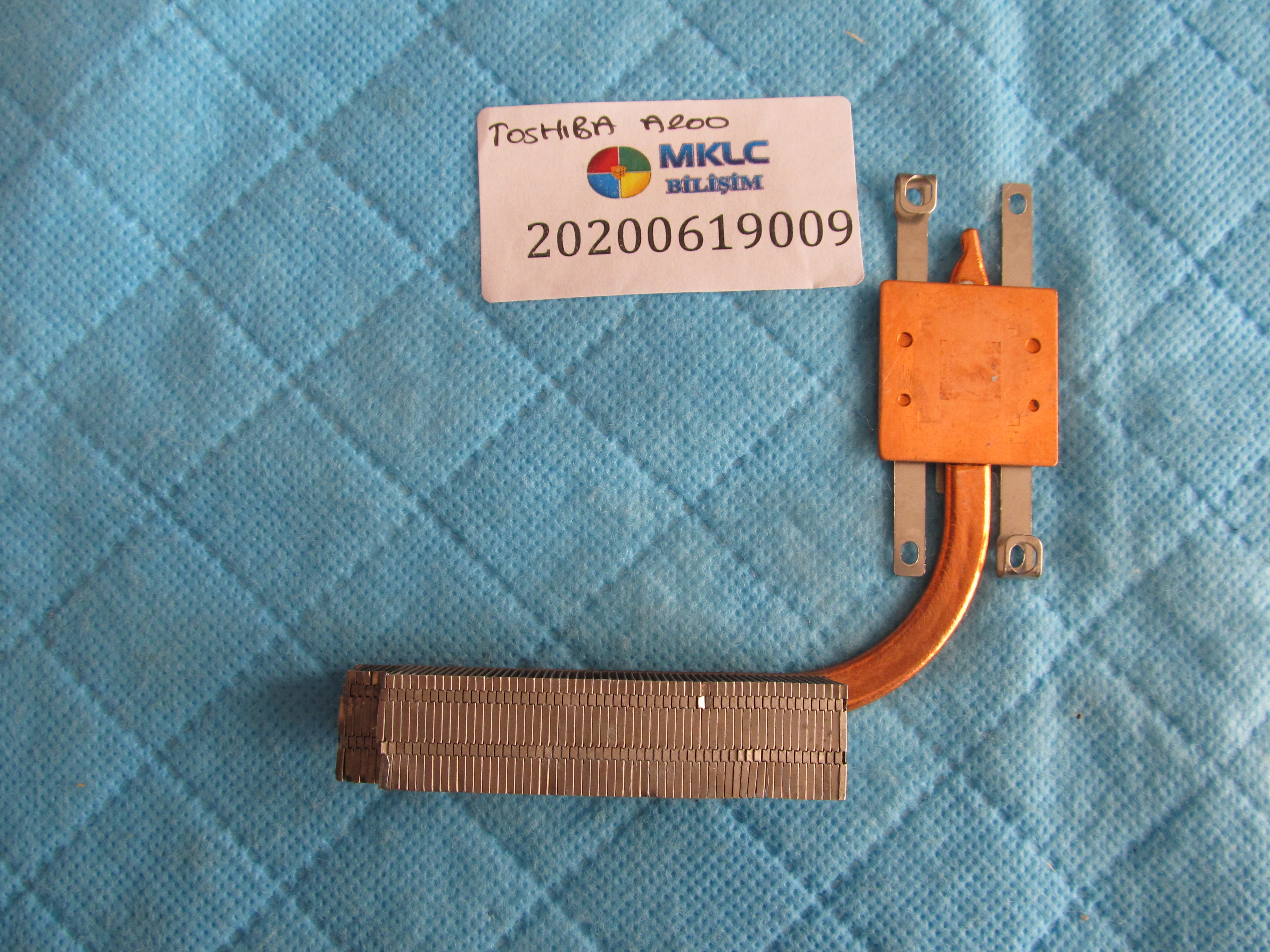 TOSHİBA Toshiba a200 bakir soğutucu (heatsink) küçük görsel 2