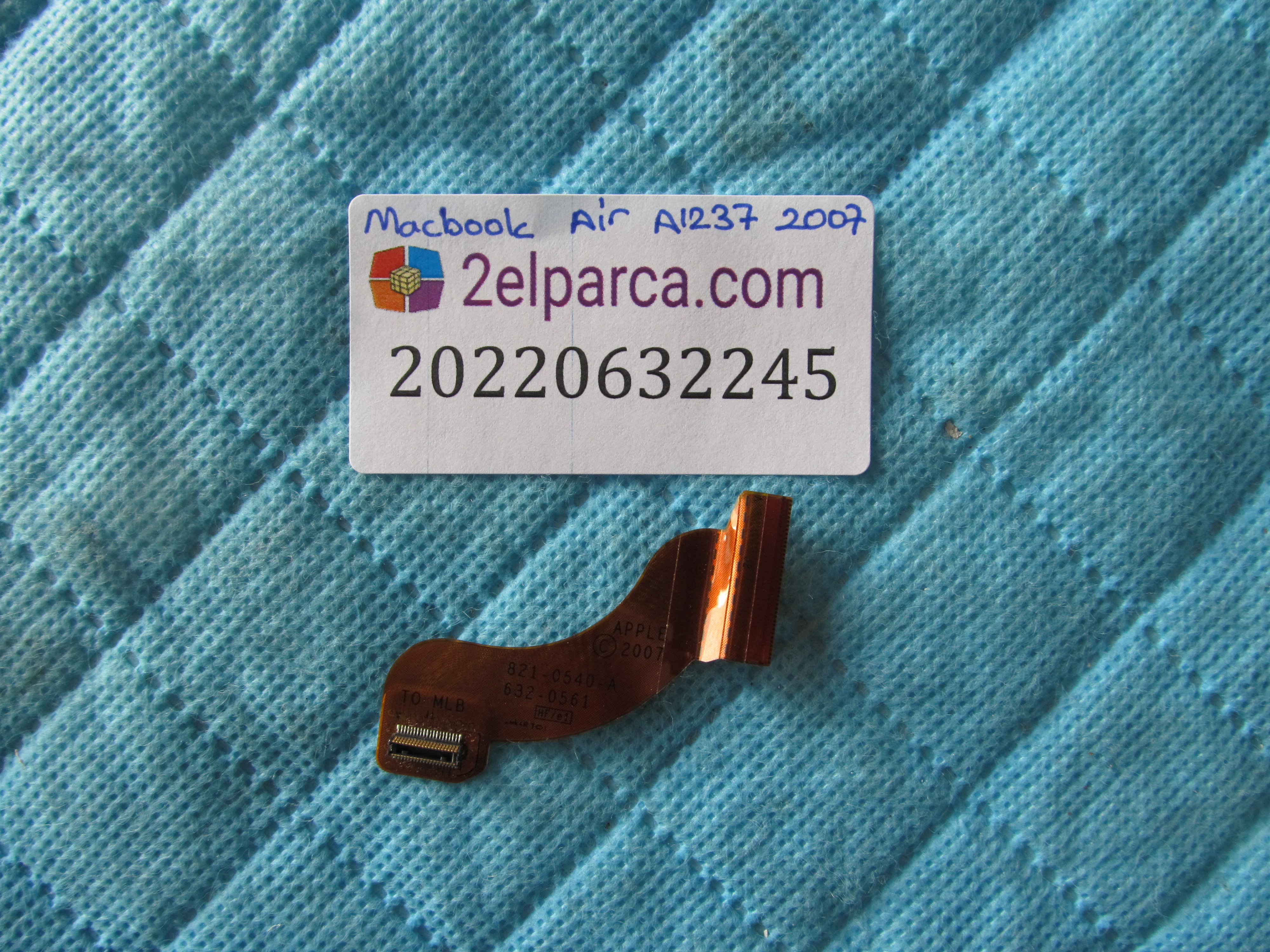APPLE Apple macbook air a1237 2007 hard disk flex soket orjinal ürün küçük görsel 2