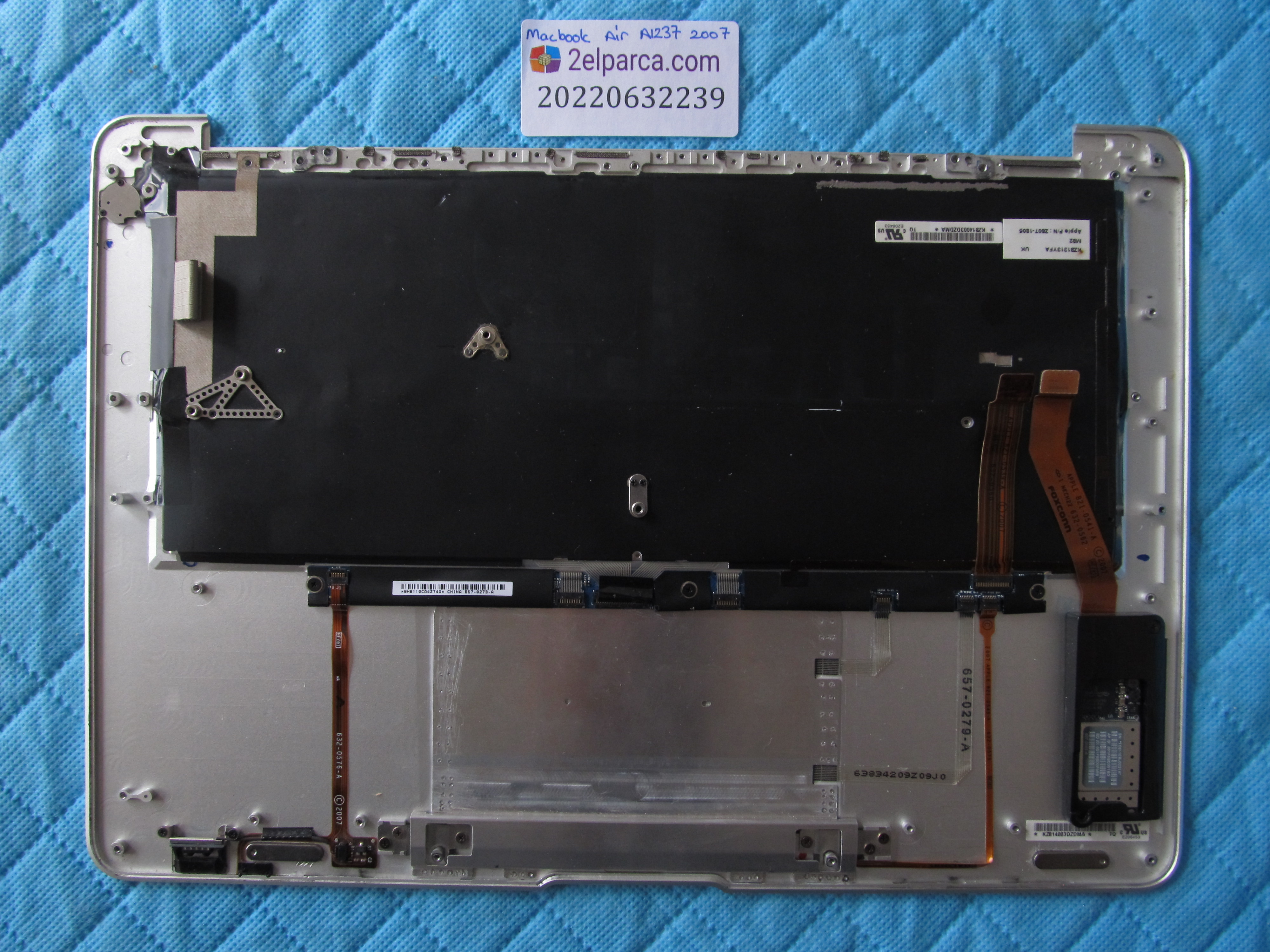 APPLE Apple macbook air a1237 2007 klavye kasa klavye dahil orjinal ürün küçük görsel 2