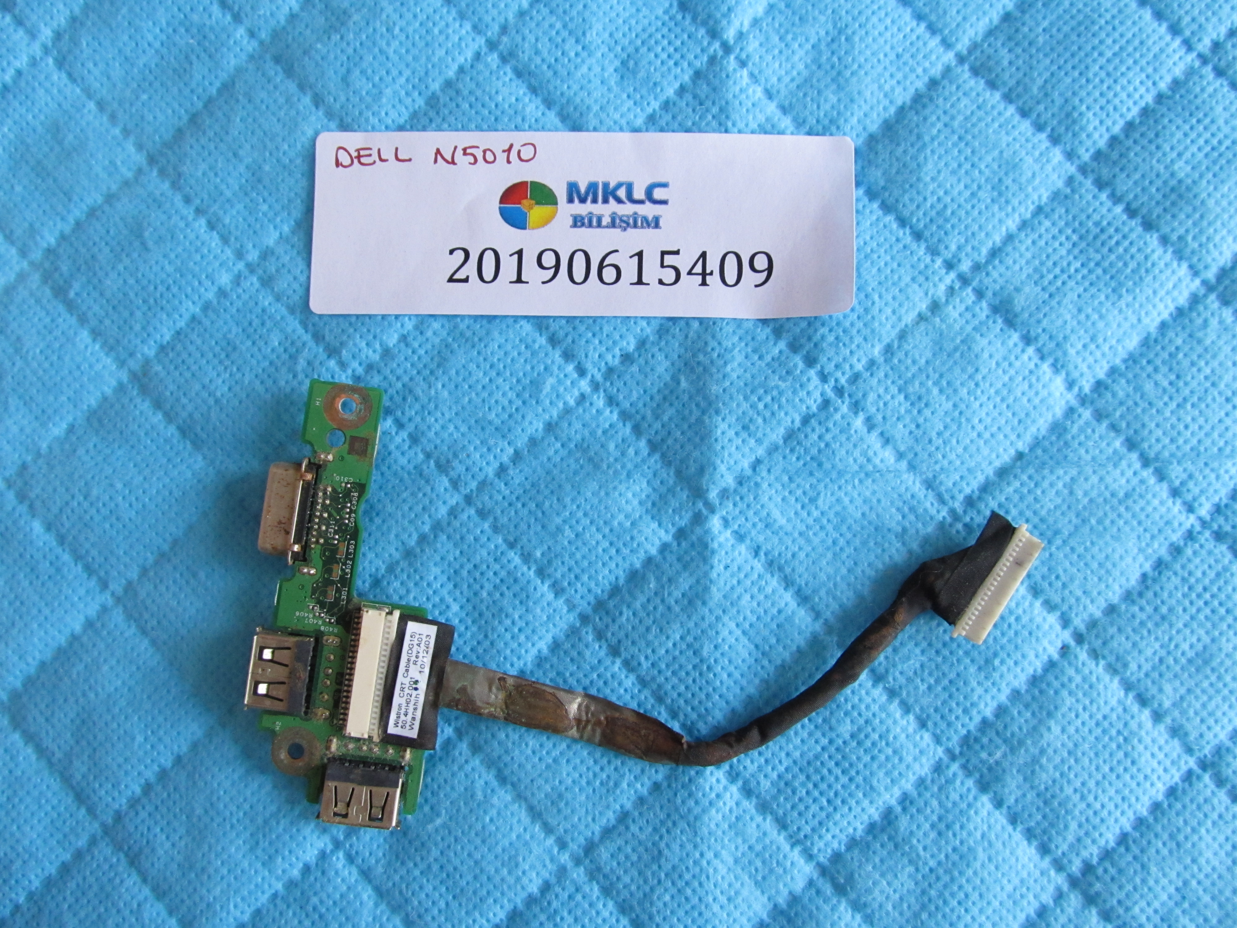 Dell n5010 usb vga port flex