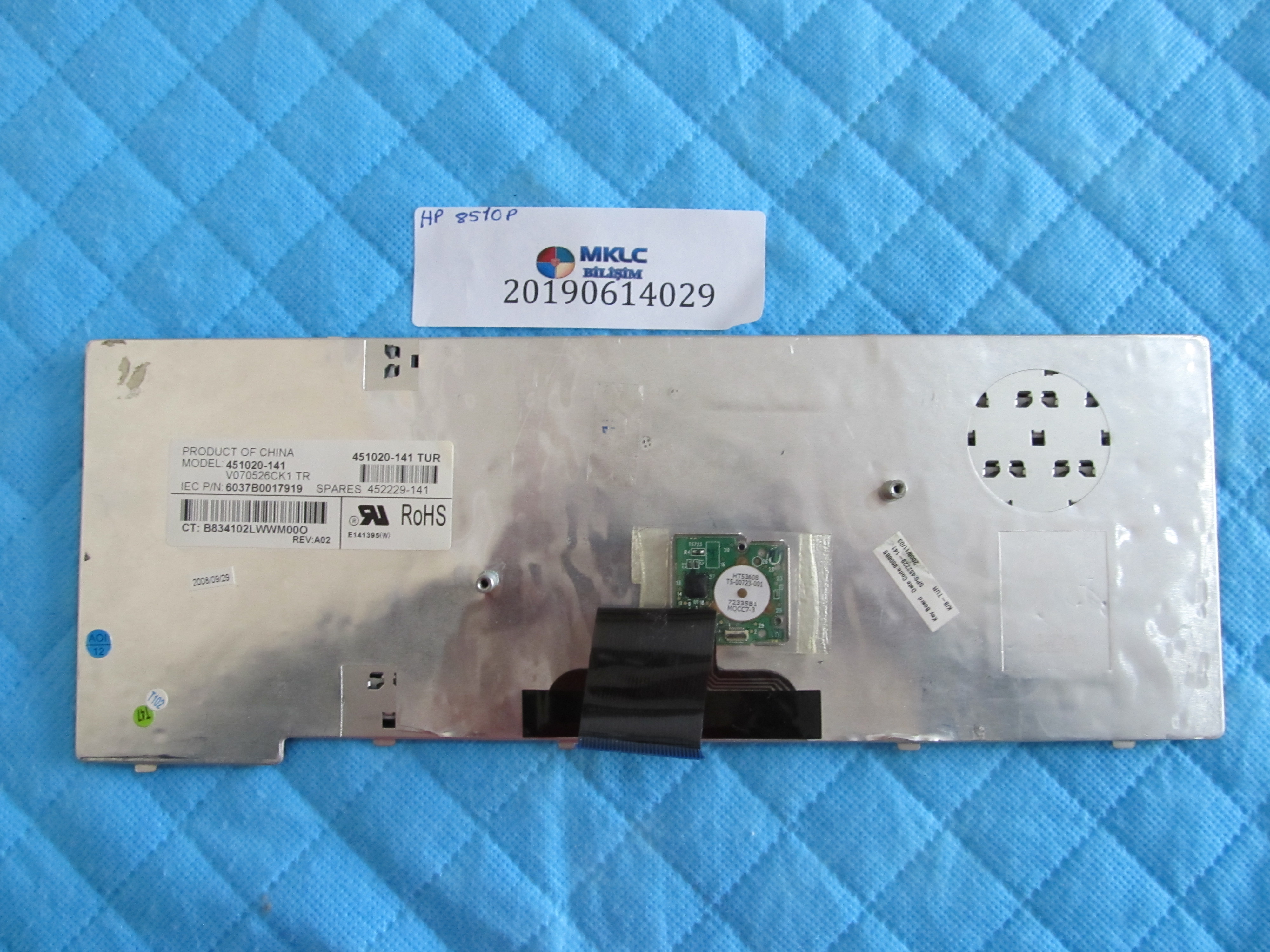 HP Hp 8510p klavye tr q küçük görsel 2