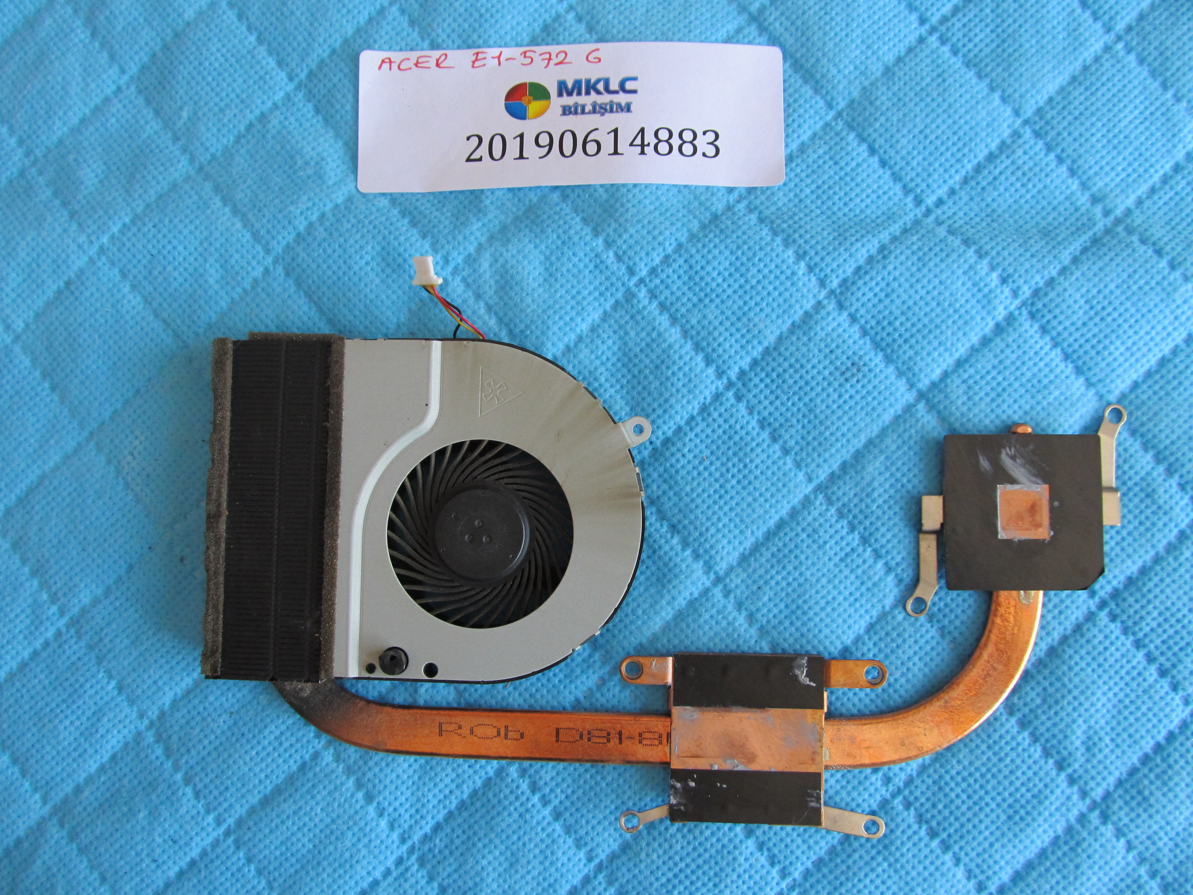 Acer e1-572g fan bakir soğutucu (heatsink) orjinal ürün