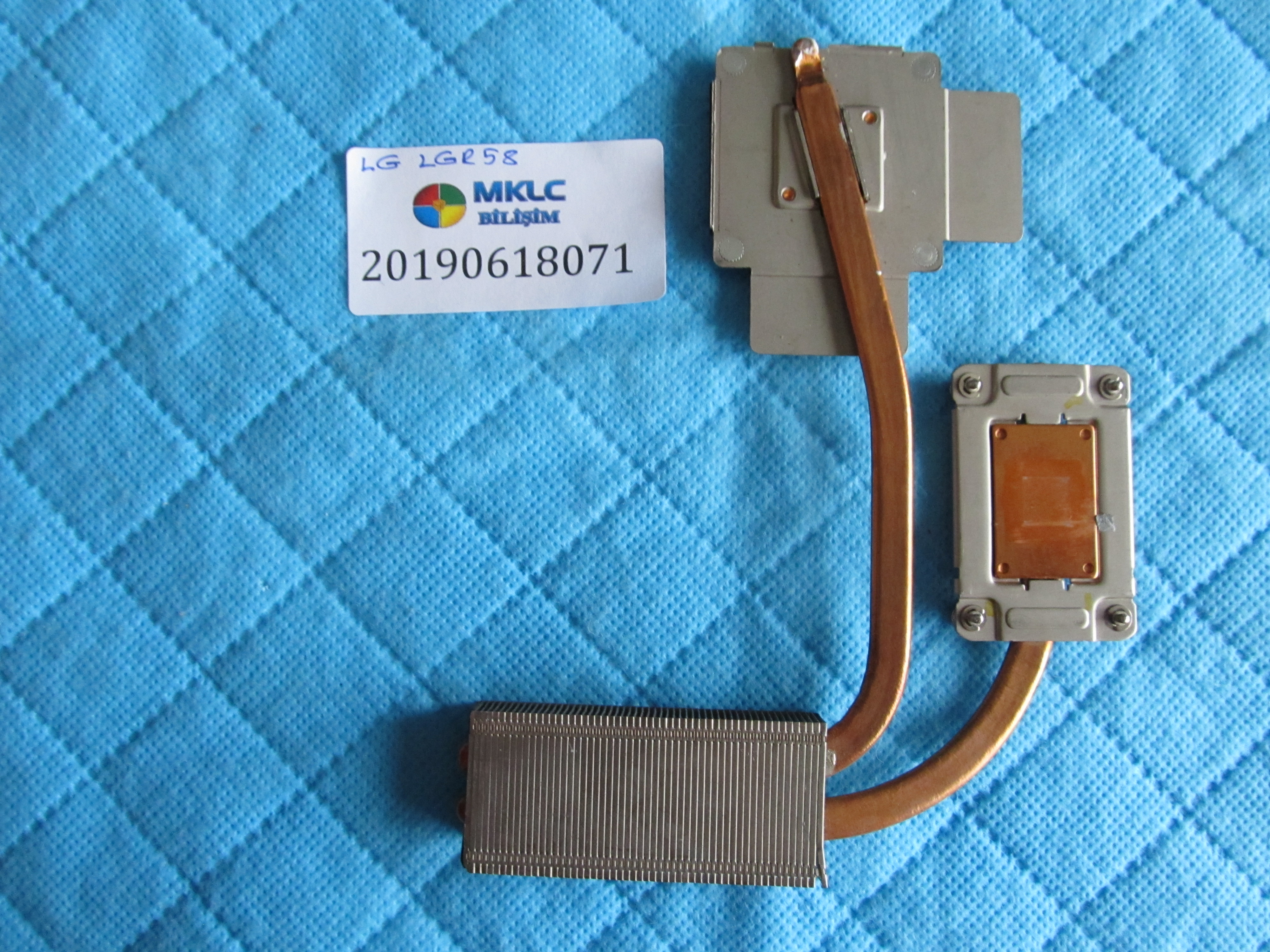 LG Lg r590 lgr58 cpu bakir soğutucu (heatsink) orjinal ürün küçük görsel 2