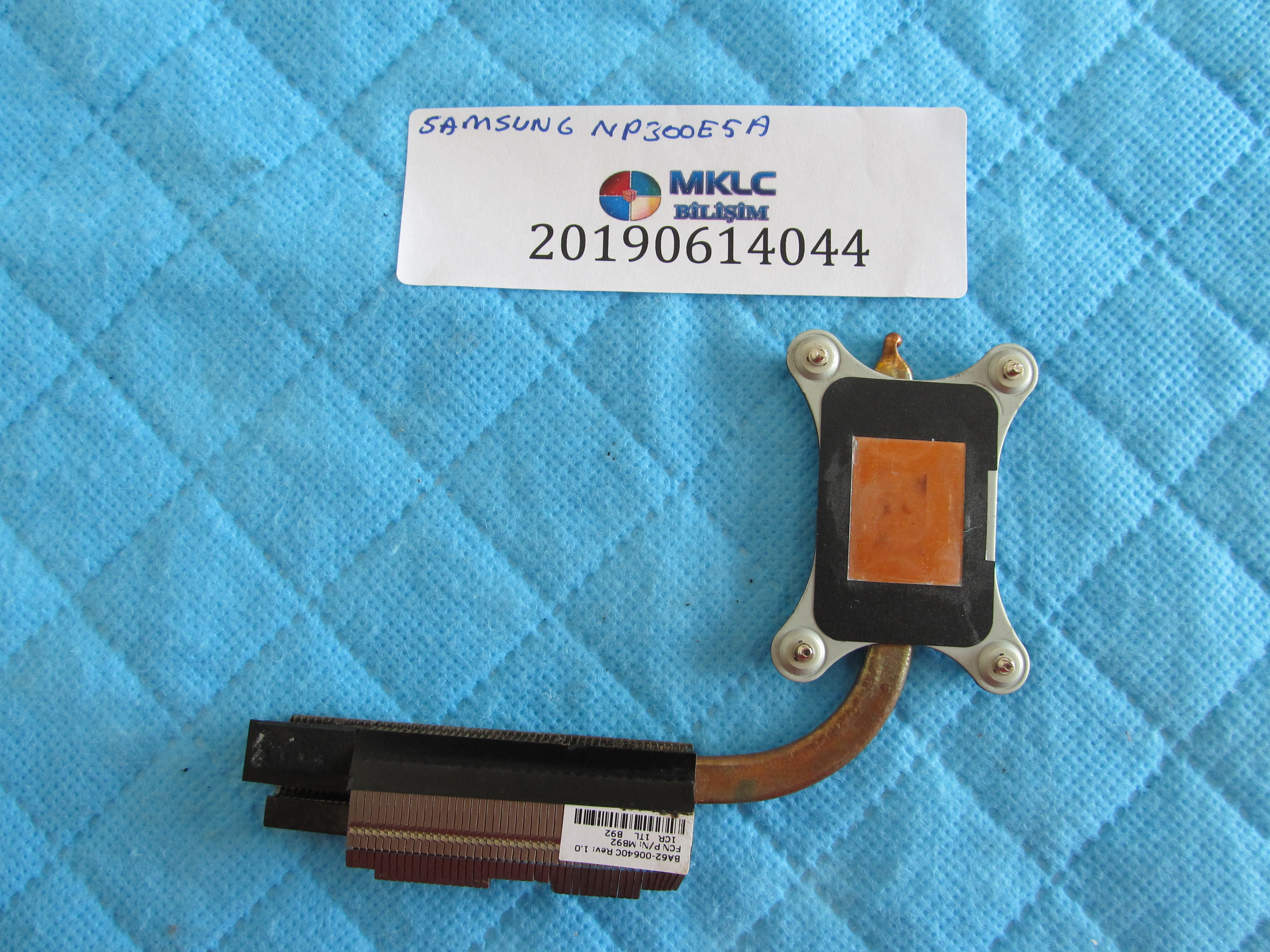 SAMSUNG Samsung np300e5a cpu bakir heatsink küçük görsel 2