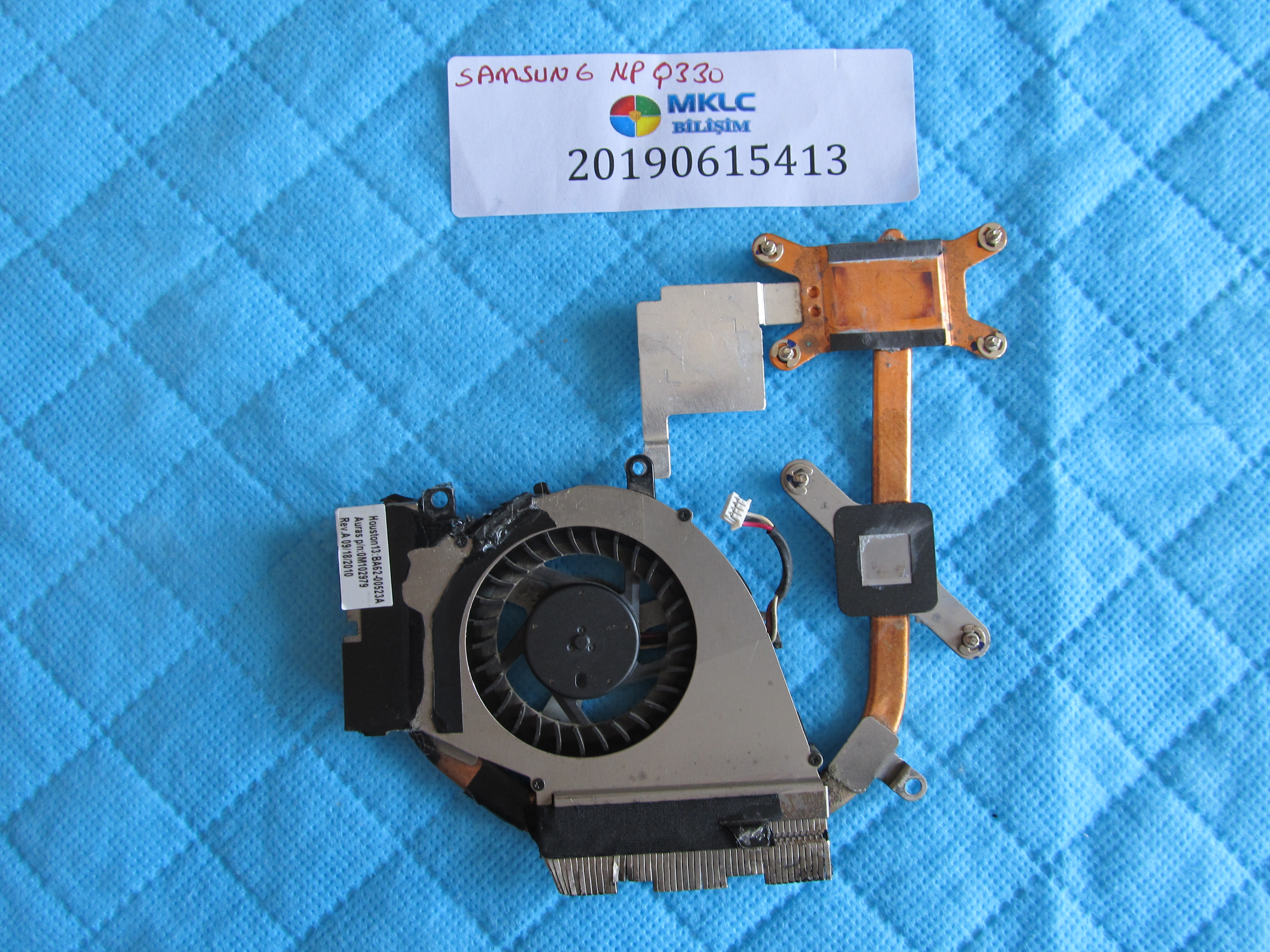 SAMSUNG Samsung npq330 fan bakir soğutucu (heatsink) küçük görsel 2