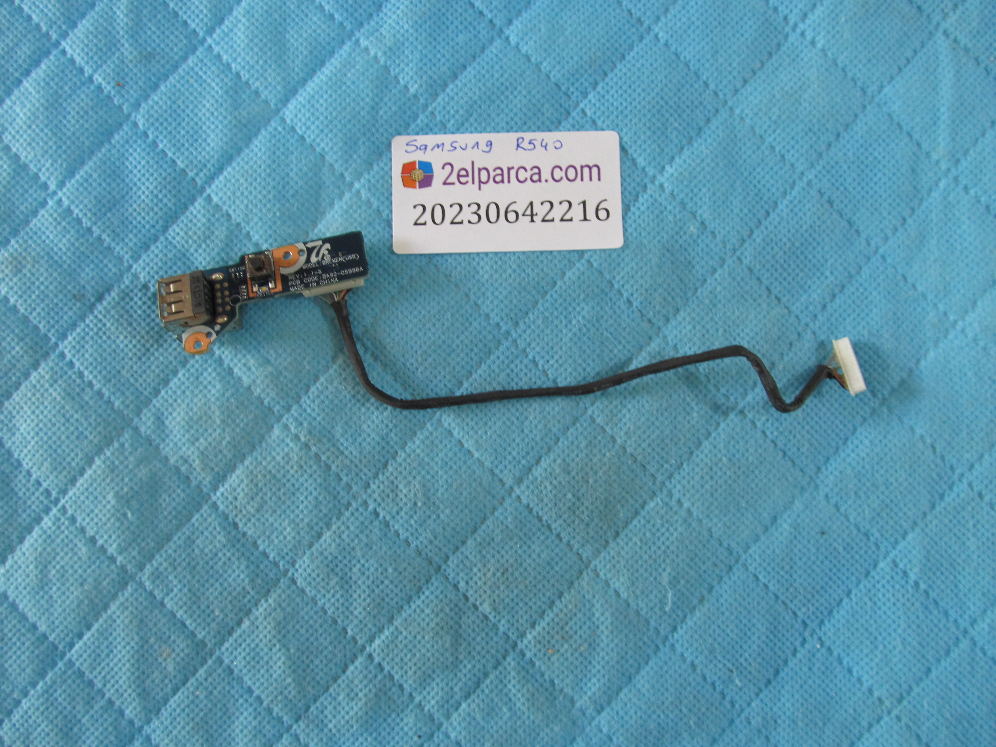 Samsung r540 usb port flex ve tetik karti orjinal ürün
