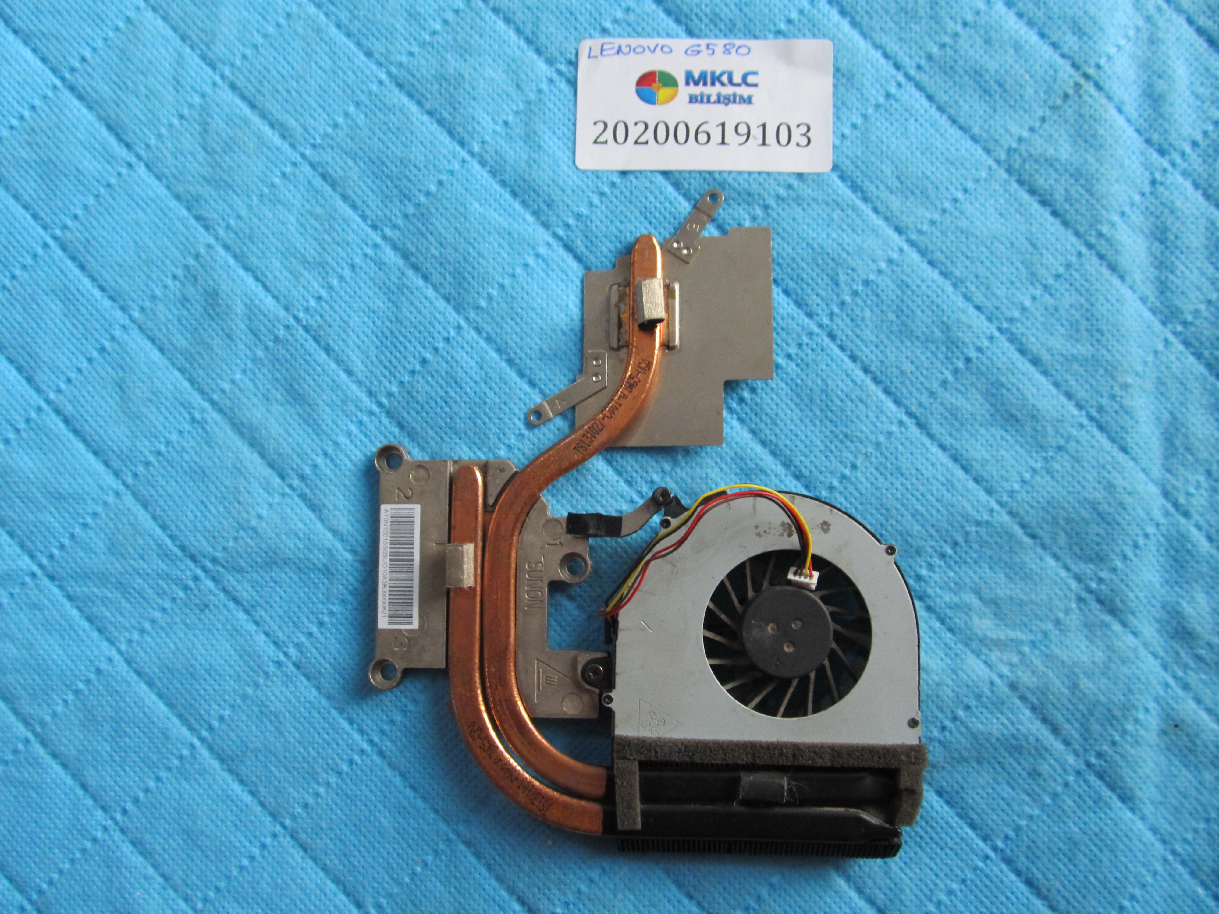 Hp dv6000 bakir soğutucu (heatsink)