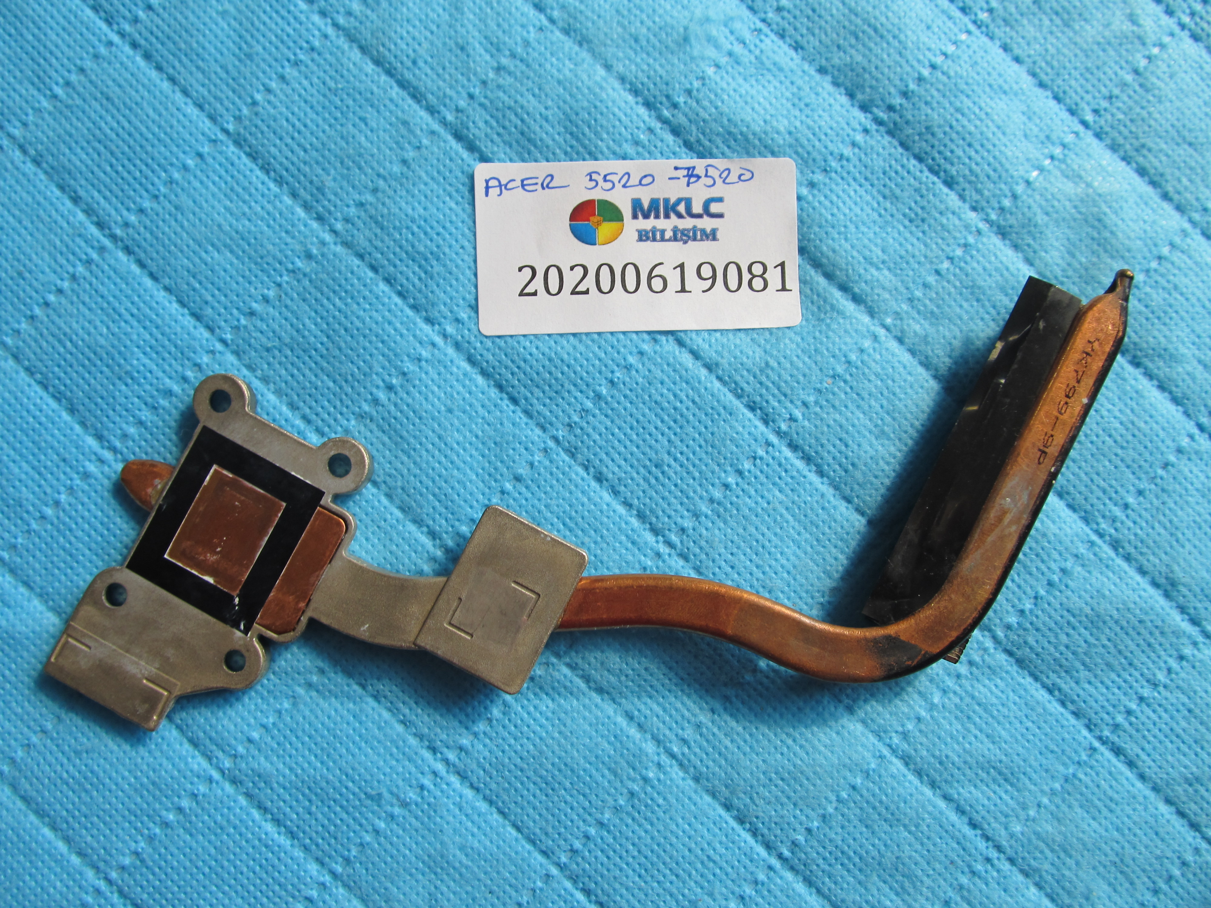 ACER Acer 5520-7520 bakir soğutucu (heatsink) küçük görsel 2
