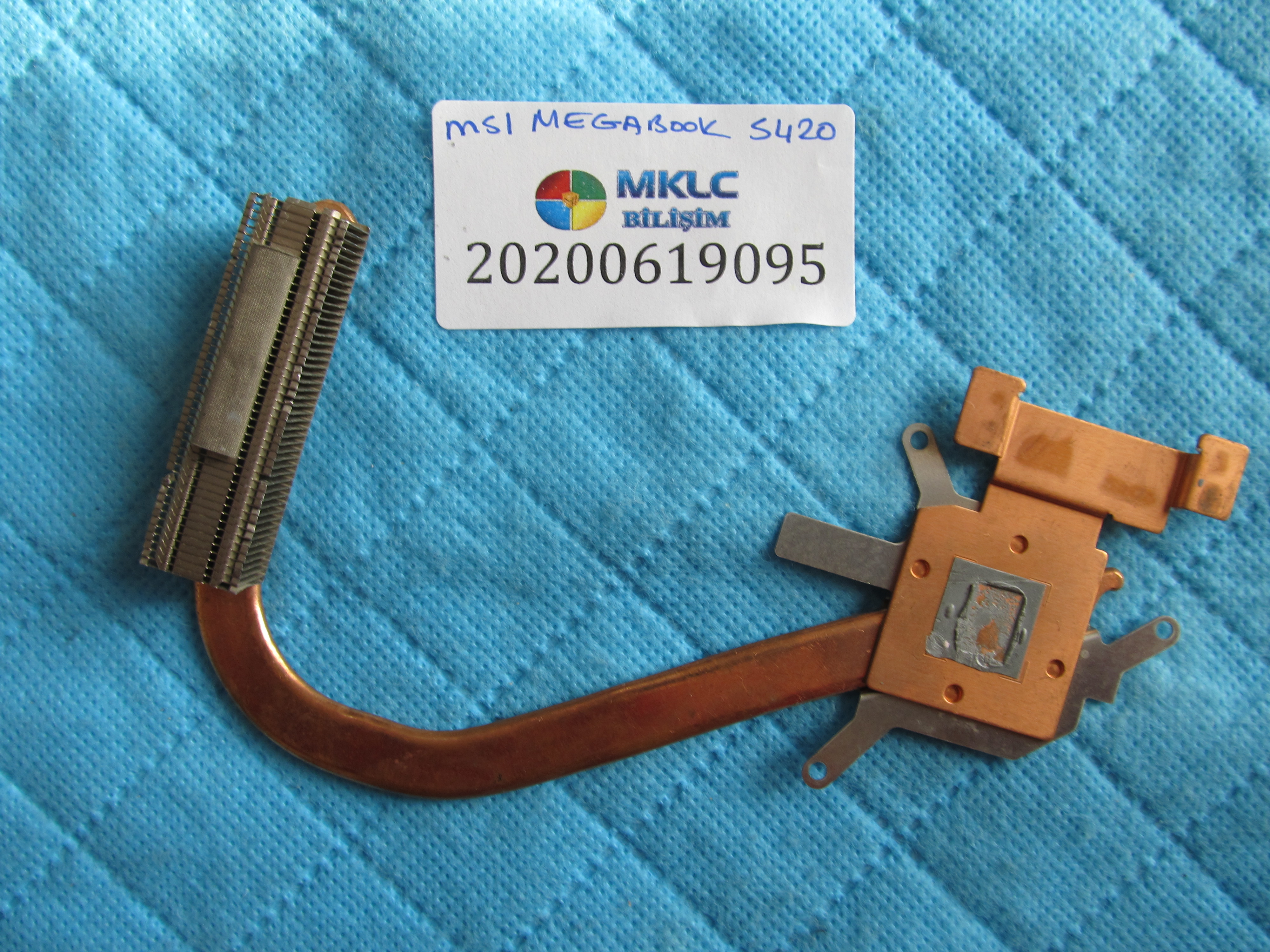 MSI Msi megabook s420 bakir soğutucu (heatsink) küçük görsel 2