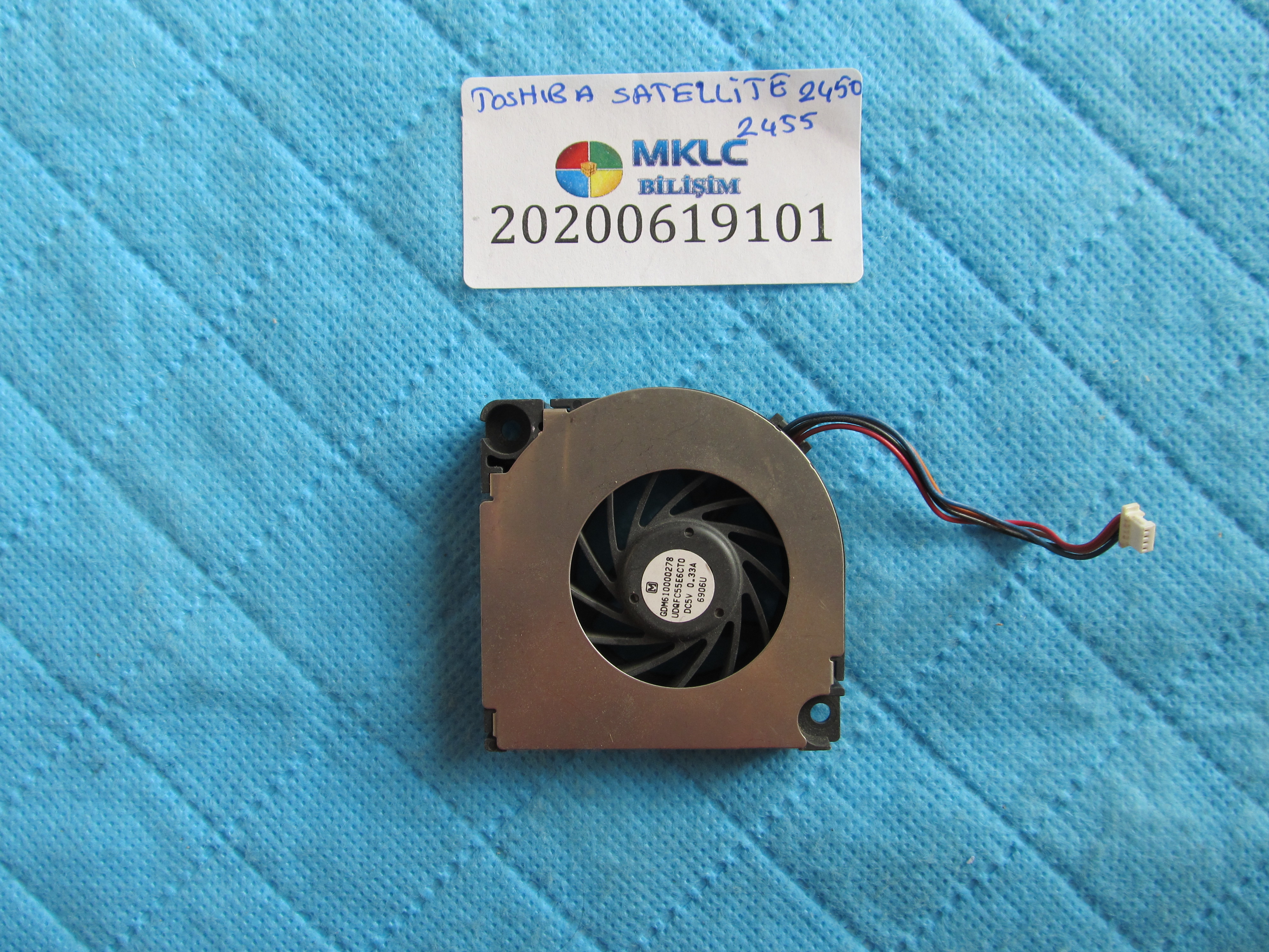 TOSHİBA Toshiba satellite 2450-2455 soğutucu fan küçük görsel 2