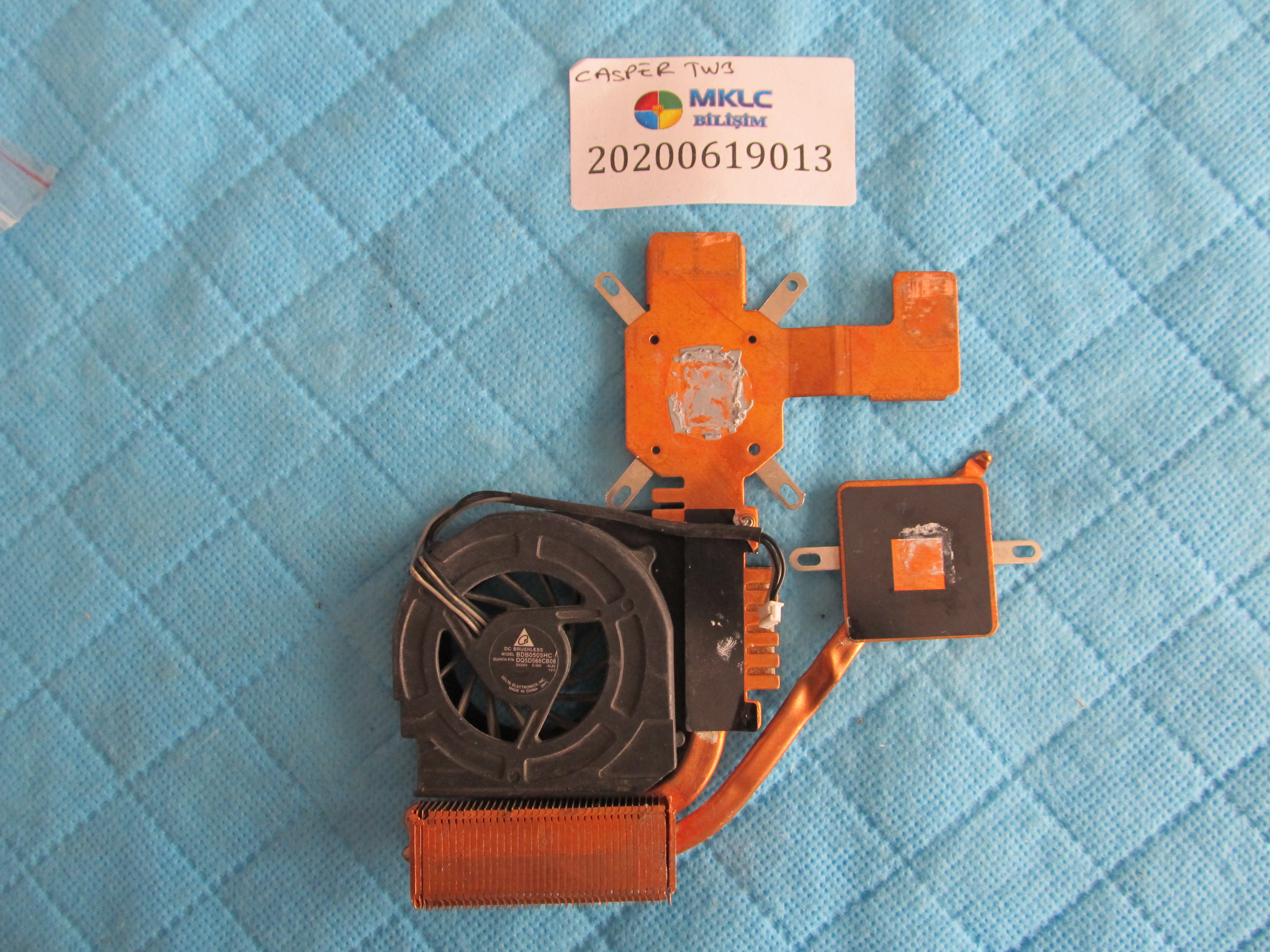 CASPER Casper tw3 fan bakir soğutucu (heatsink) küçük görsel 2