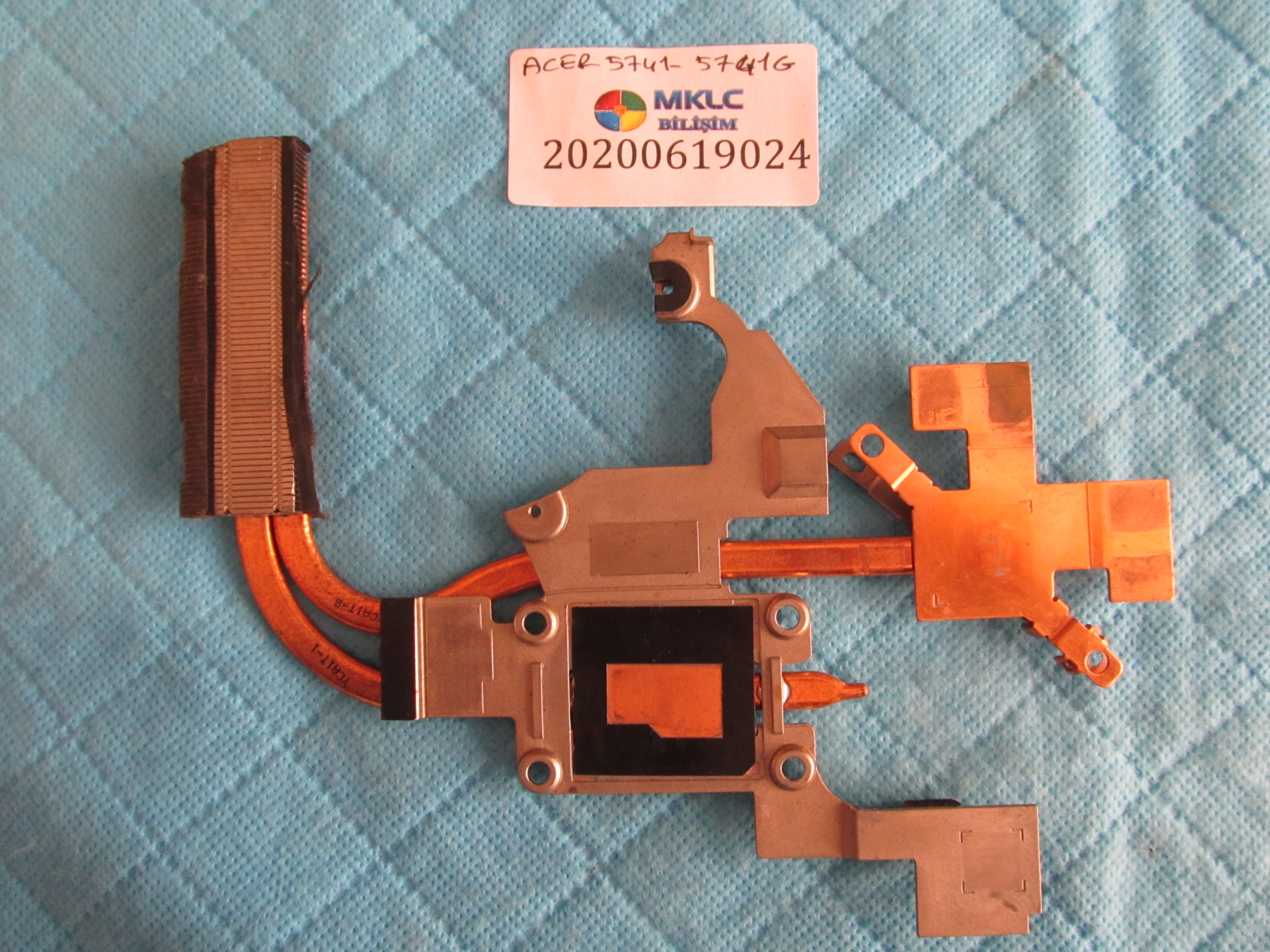 ACER Acer 5741-5741g bakir soğutucu (heatsink) küçük görsel 2