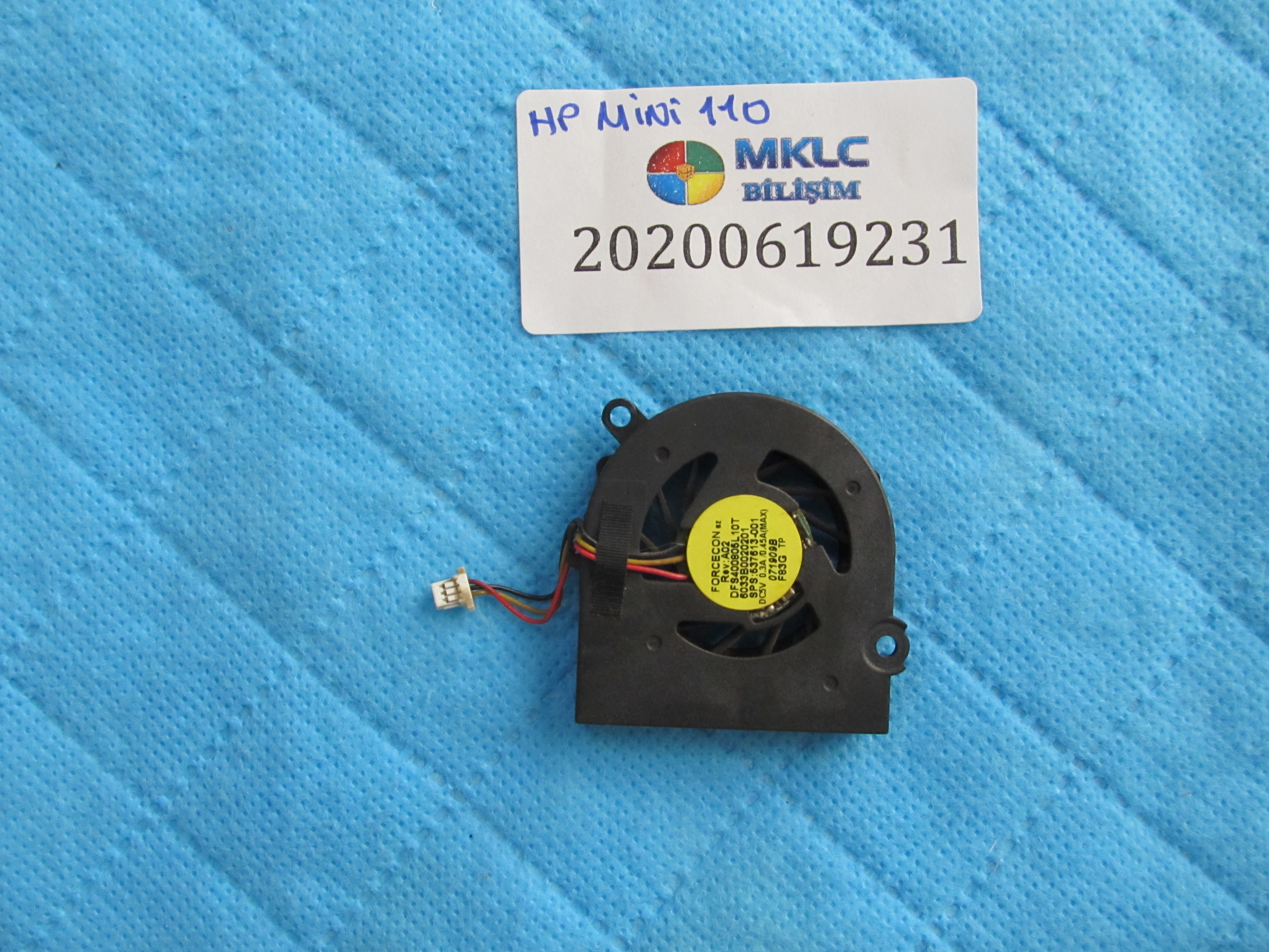 HP Hp mini 110 soğutucu fan küçük görsel 2