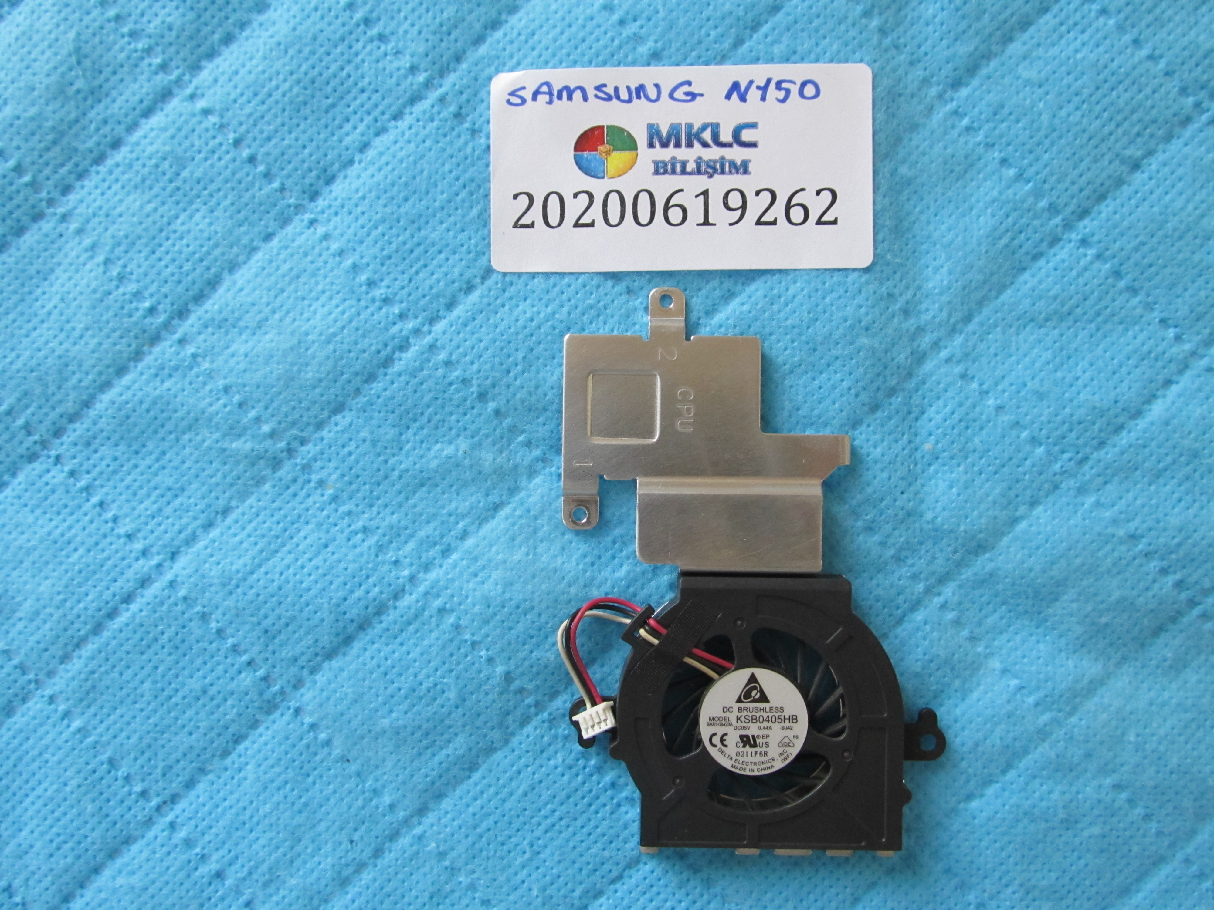 SAMSUNG Samsung n150 fan bakir soğutucu (heatsink) küçük görsel 2
