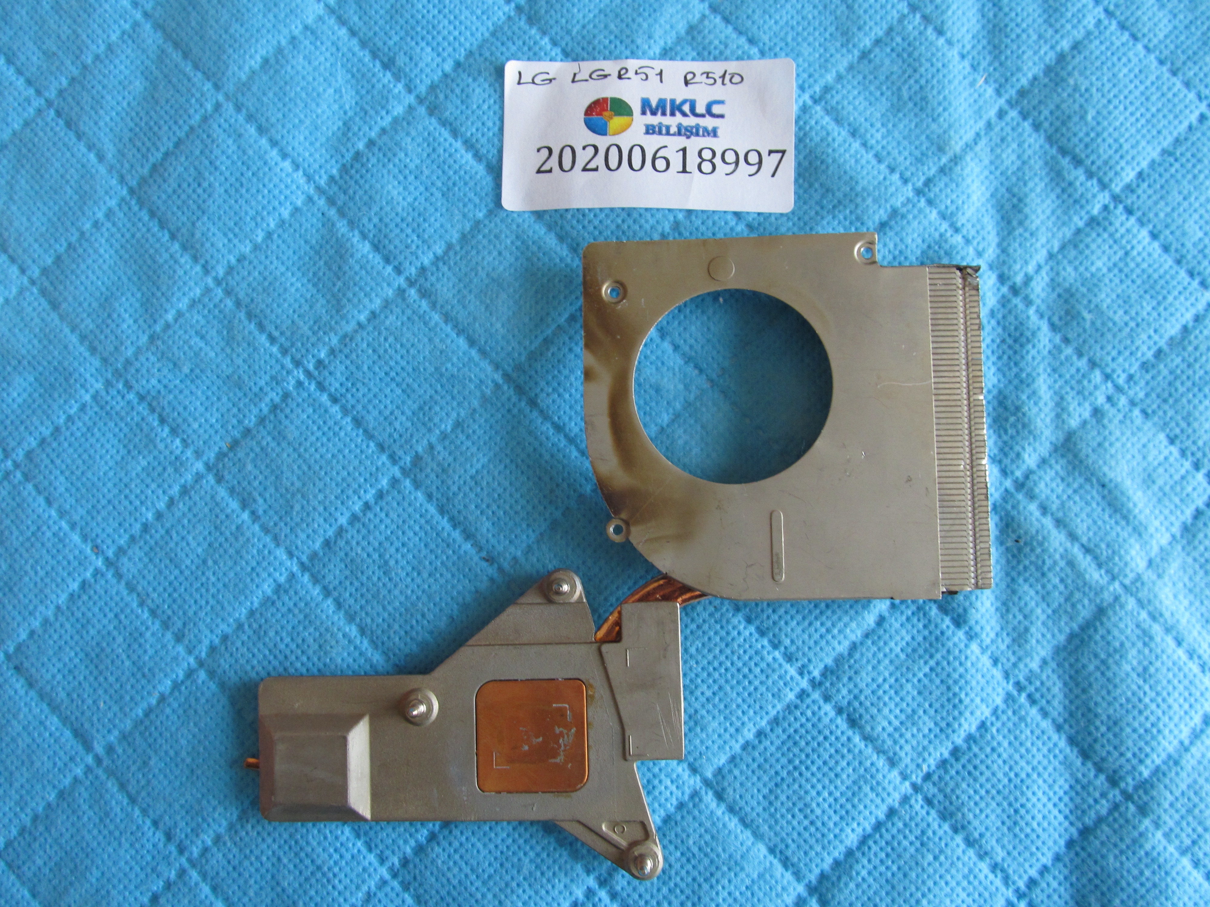 LG Lg lgr51 r510 bakir soğutucu heatsink küçük görsel 2