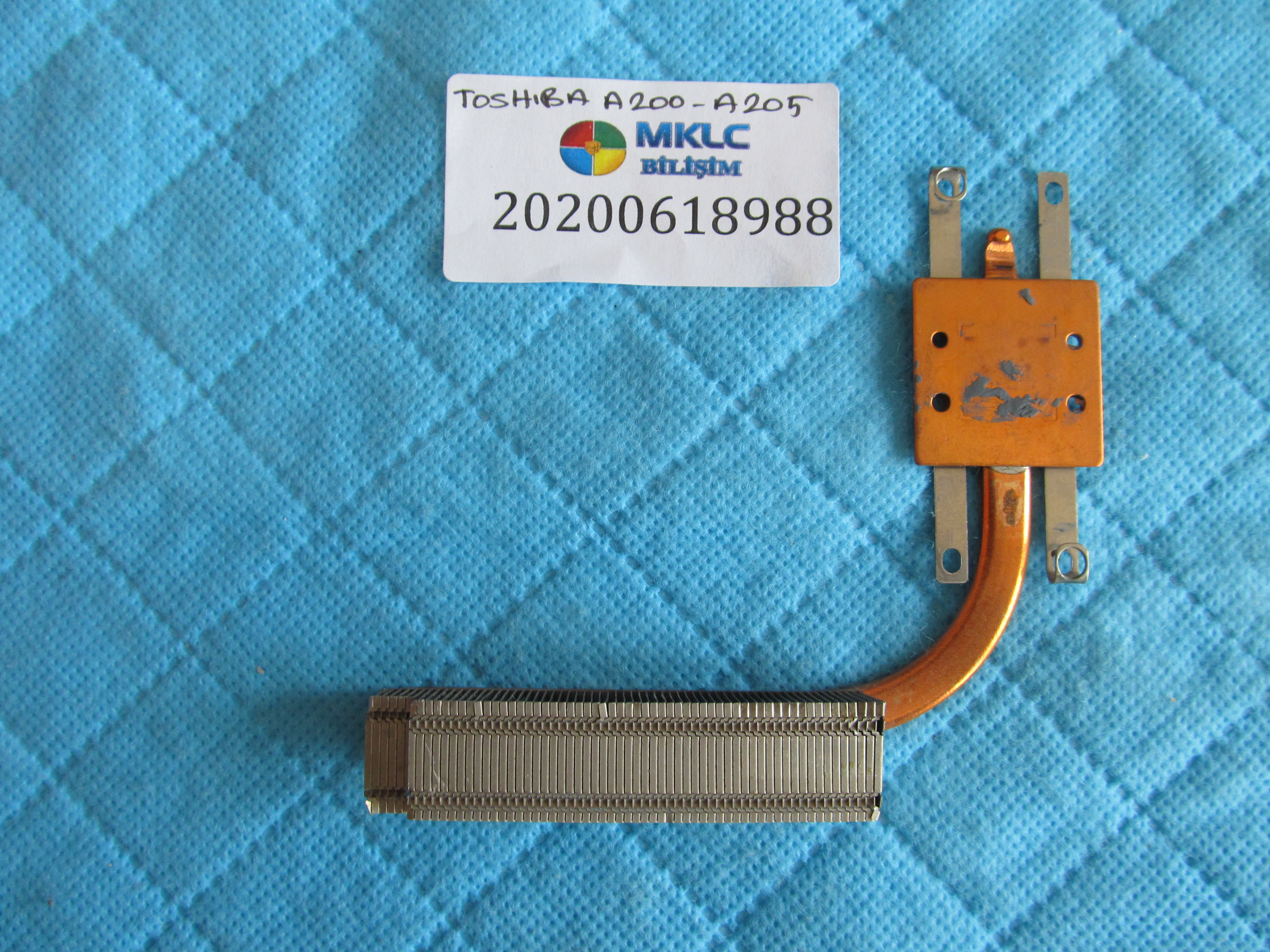 TOSHİBA Toshiba a200-a205 soğutucu bakir (heatsink küçük görsel 2