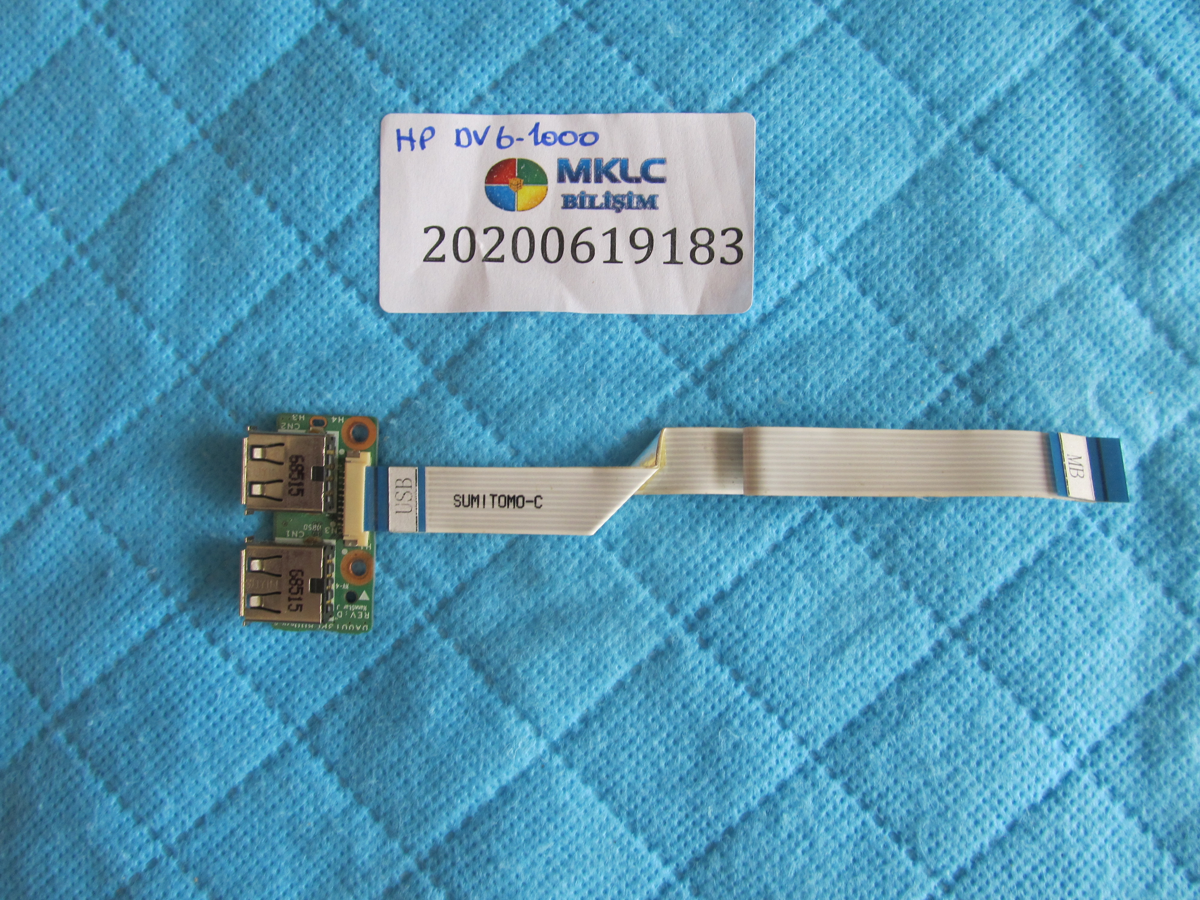 Hp dv6-1000 usb port flex