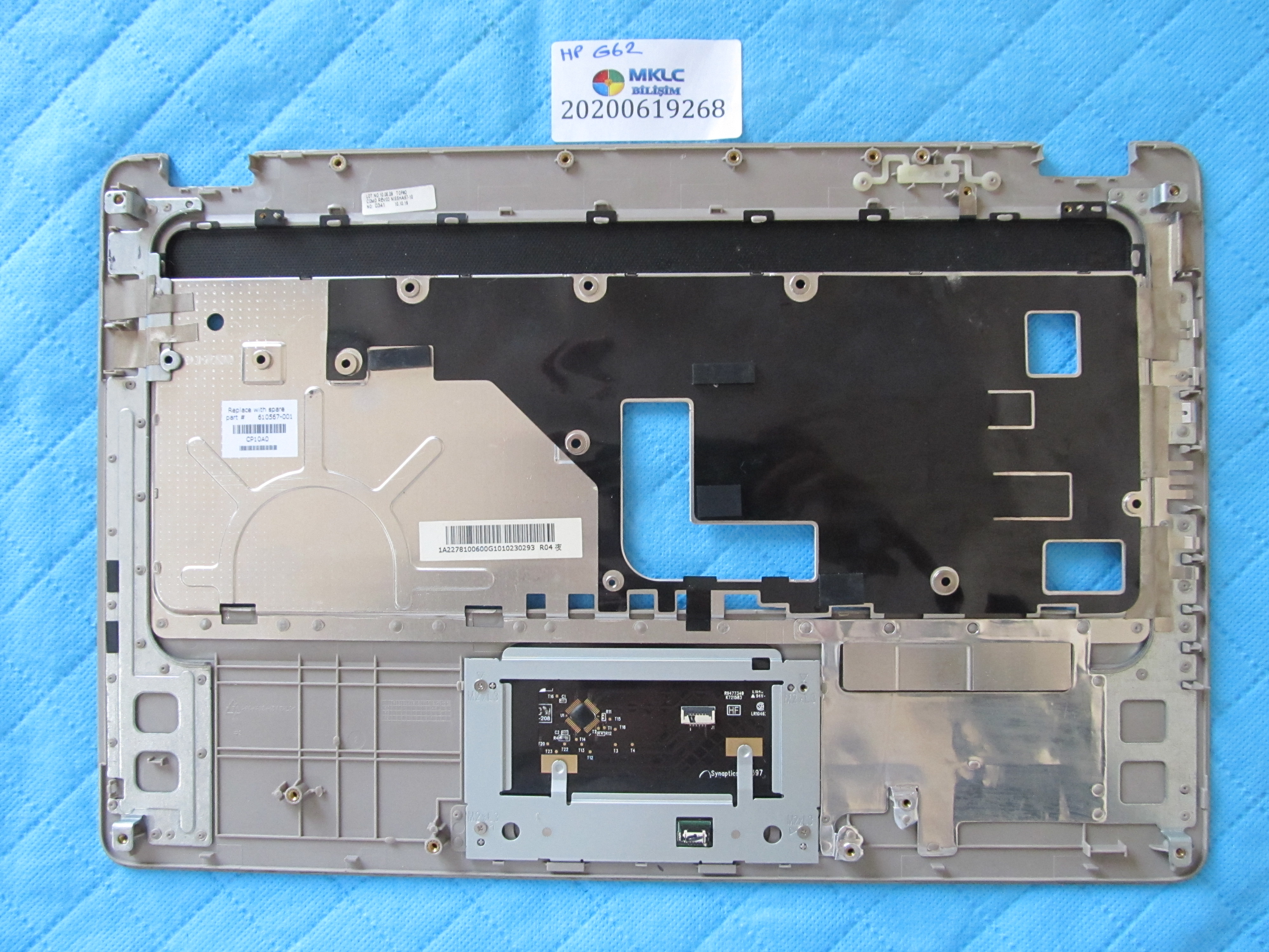 HP Hp g62 üst kasa klavye kasasi küçük görsel 2