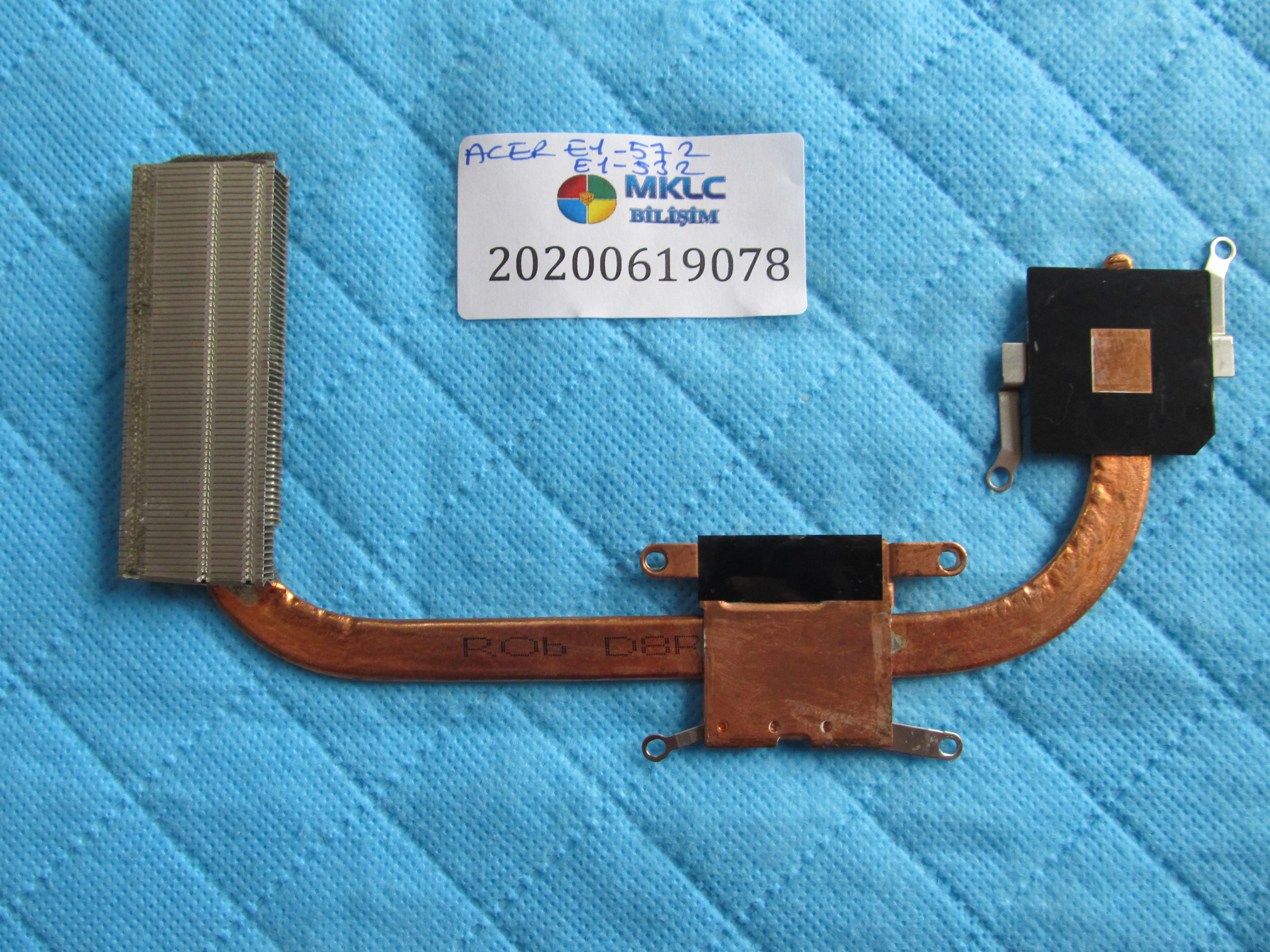 ACER Acer e1-572 e1-532 bakir soğutucu (heatsink) küçük görsel 2