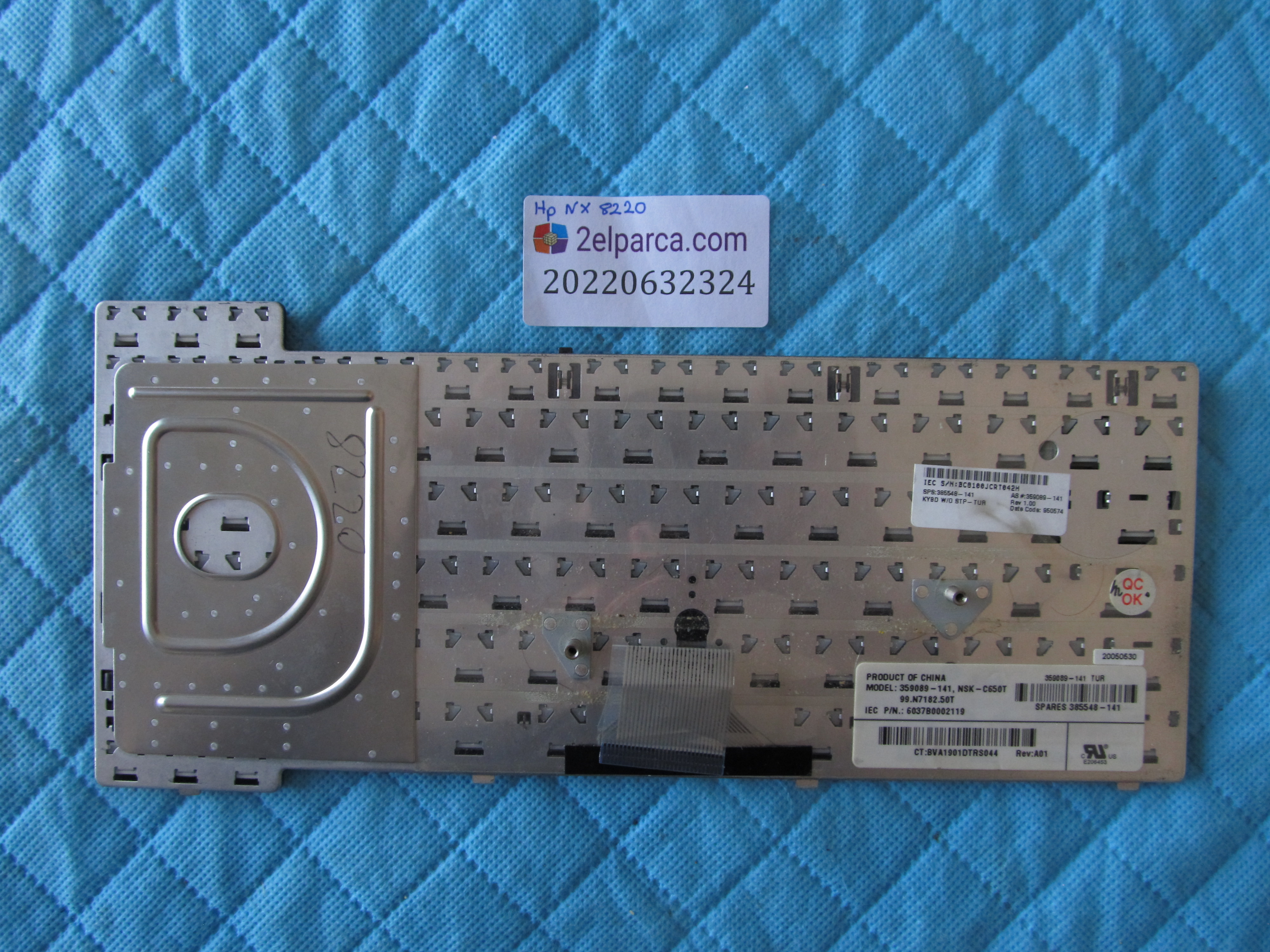 HP Hp nx8220 klavye orjinal ürün küçük görsel 2
