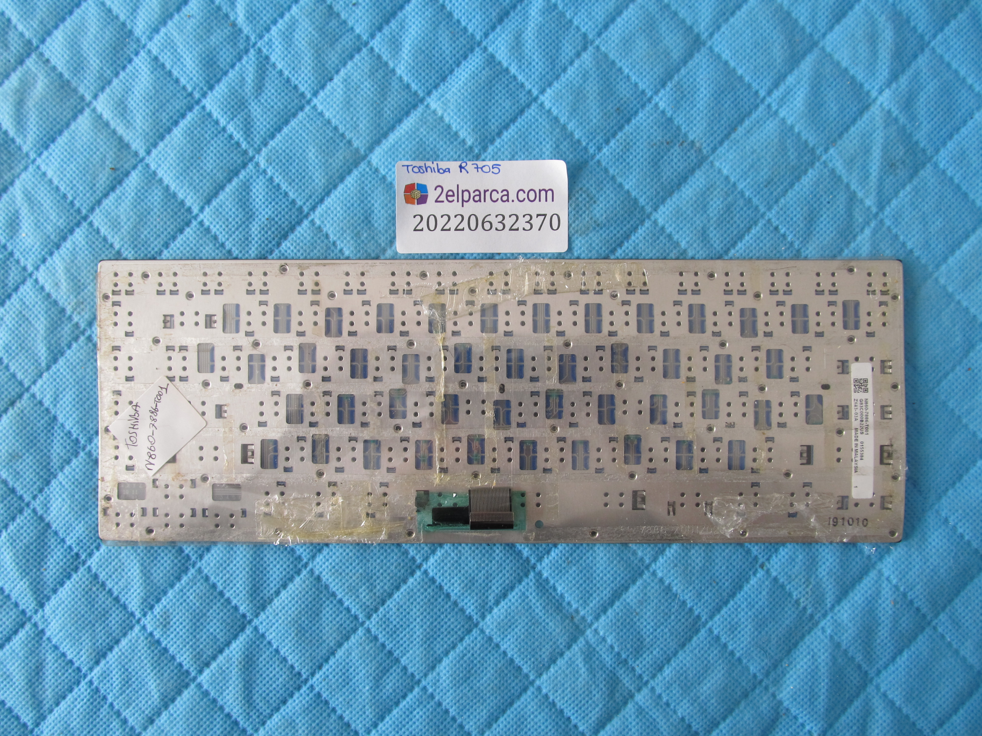 TOSHİBA Toshiba r705 klavye orjinal ürün küçük görsel 2