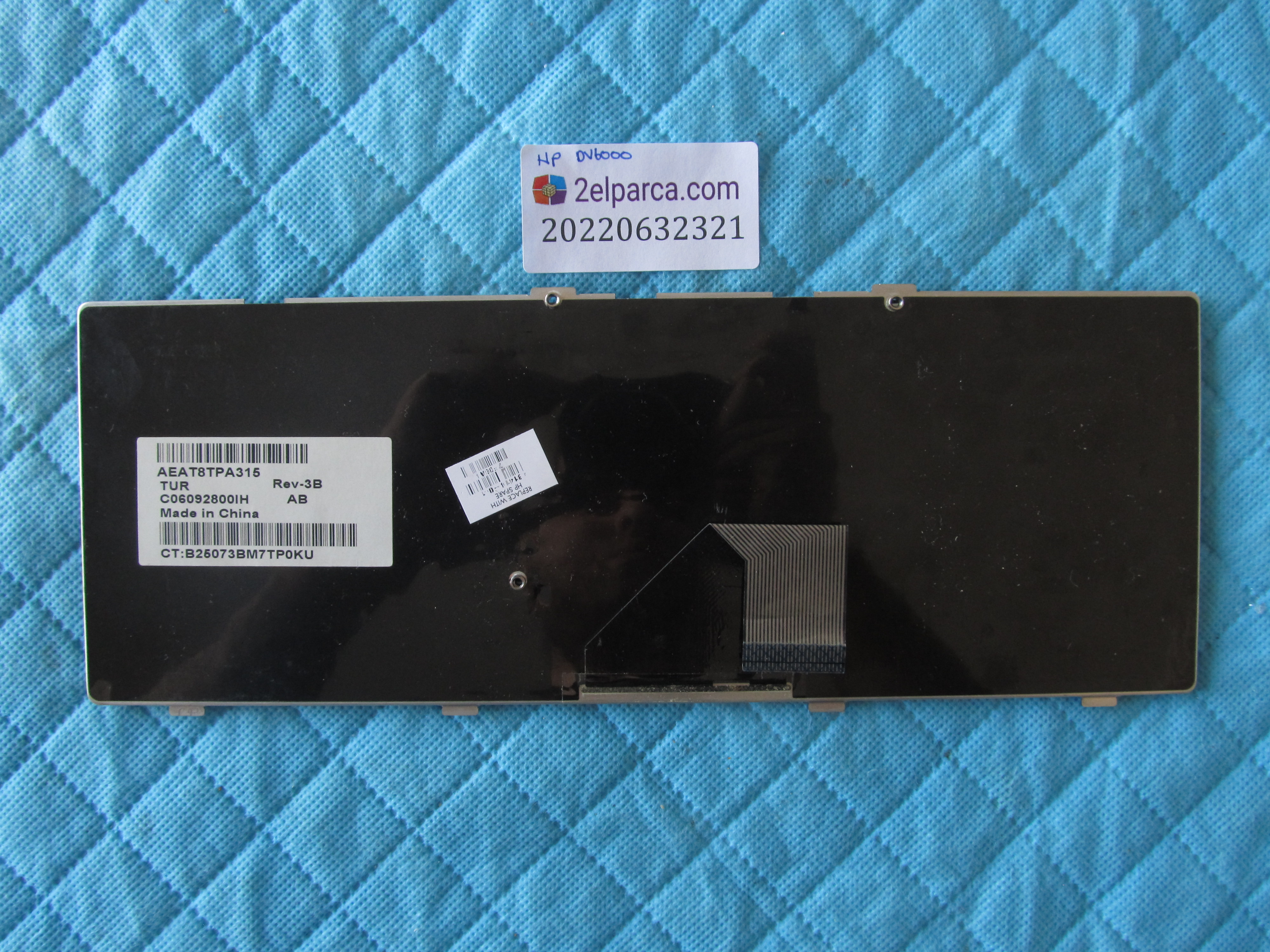 HP Hp dv6000 klavye orjinal ürün küçük görsel 2