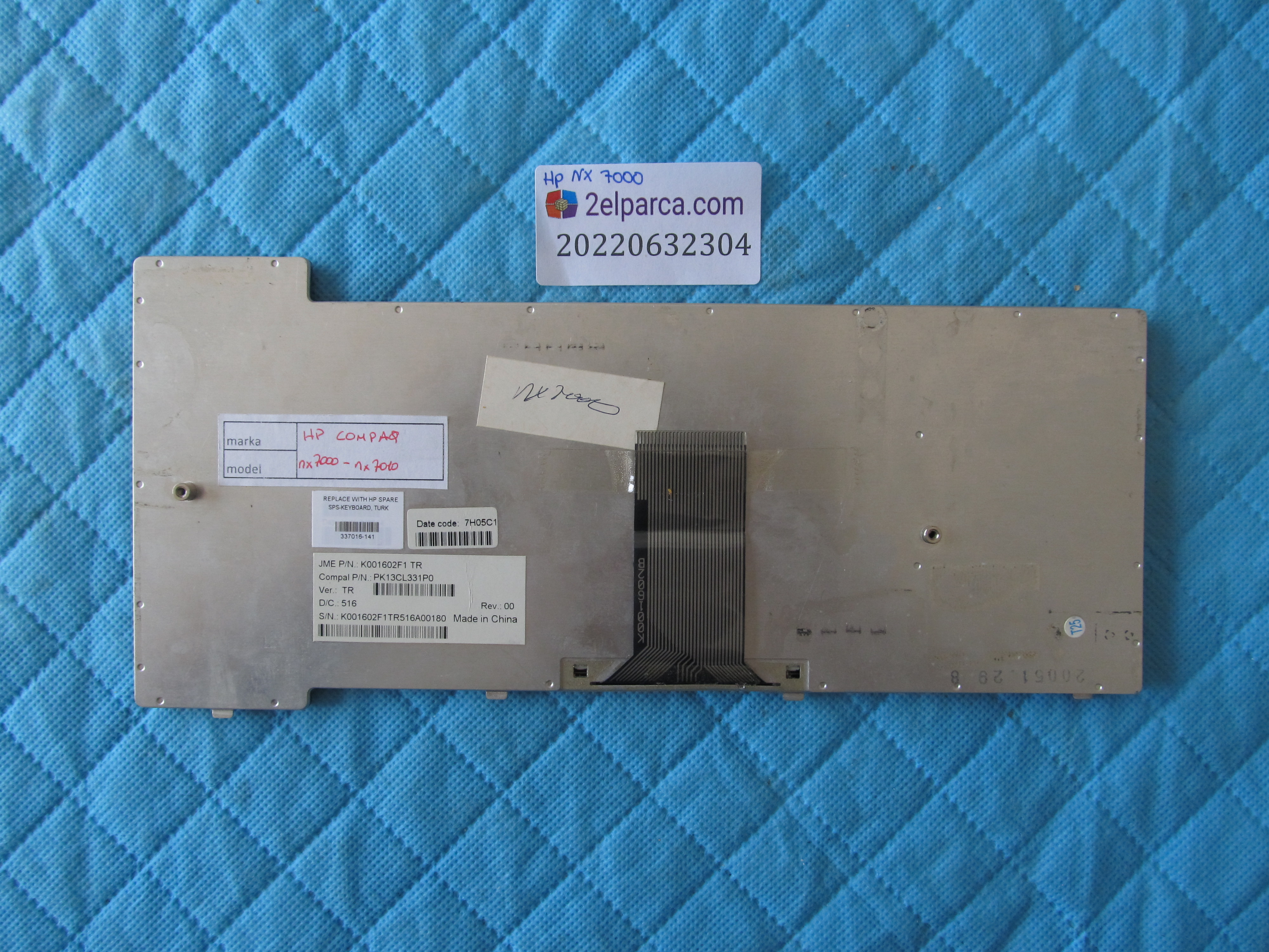 HP Hp nx7000 klavye orjinal ürün küçük görsel 2