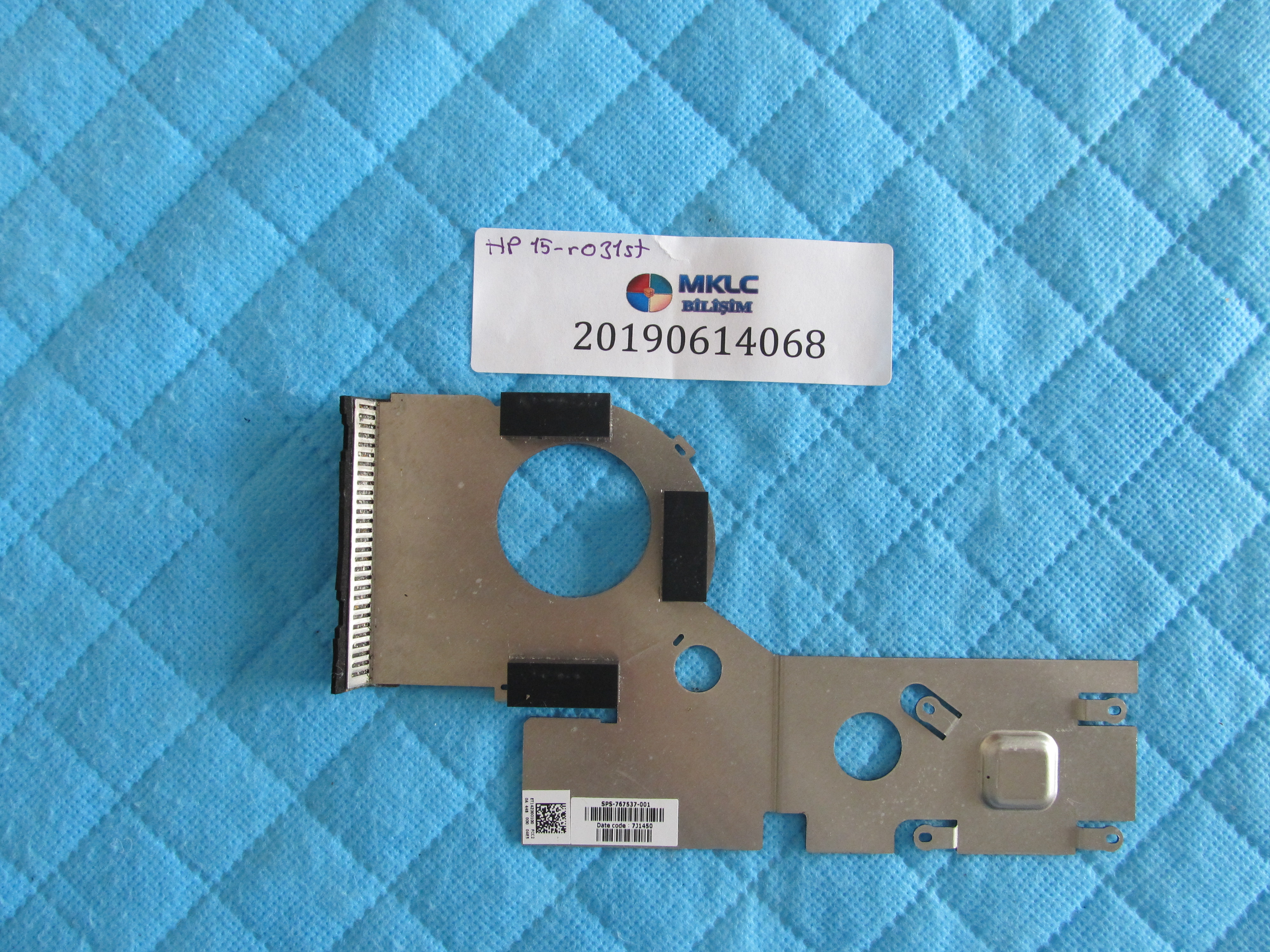 HP Hp 15-r031st soğutucu bakir heatsink orjinal ürün küçük görsel 2