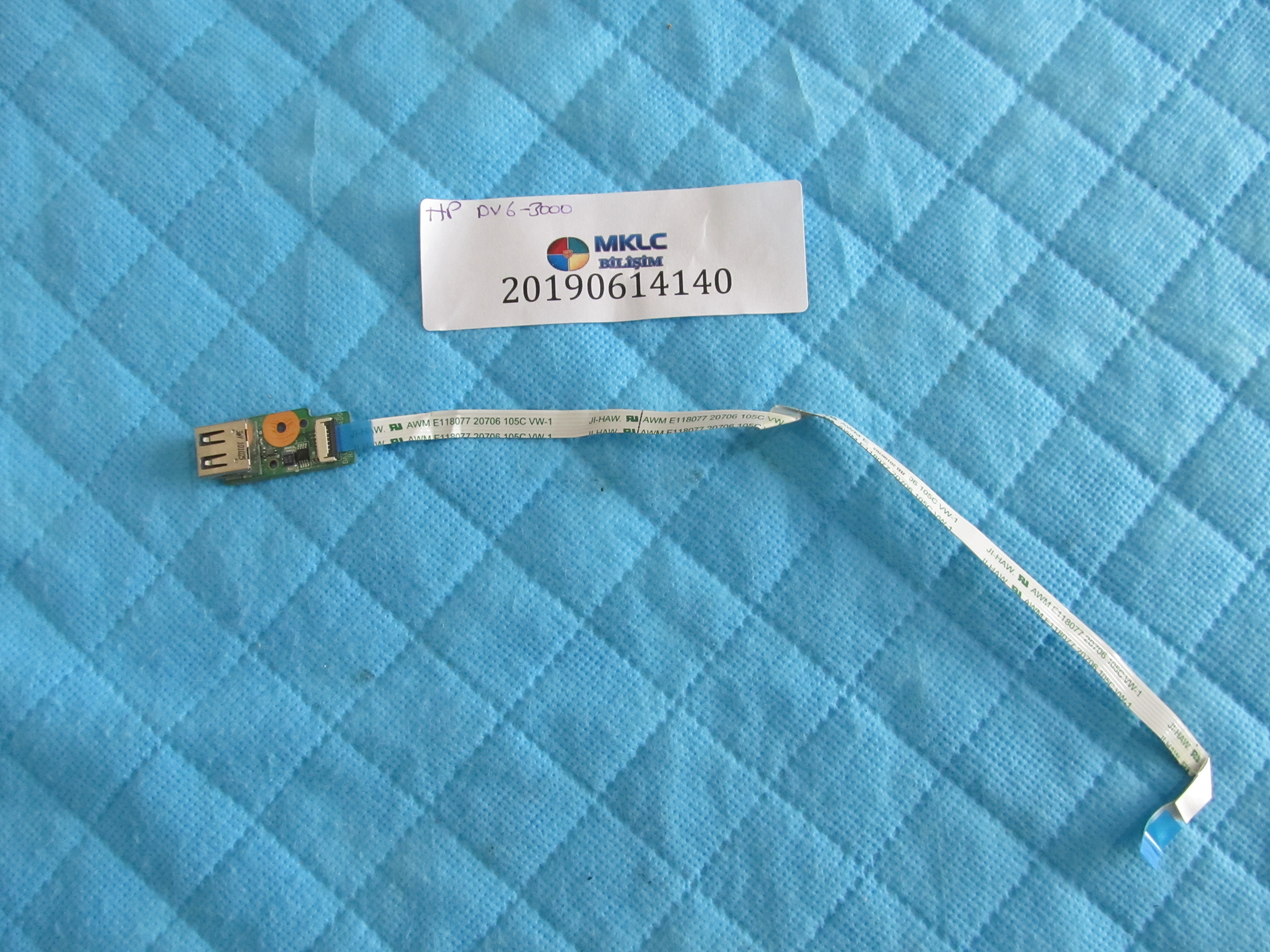 Hp dv6-3000 usb port flex orjinal ürün