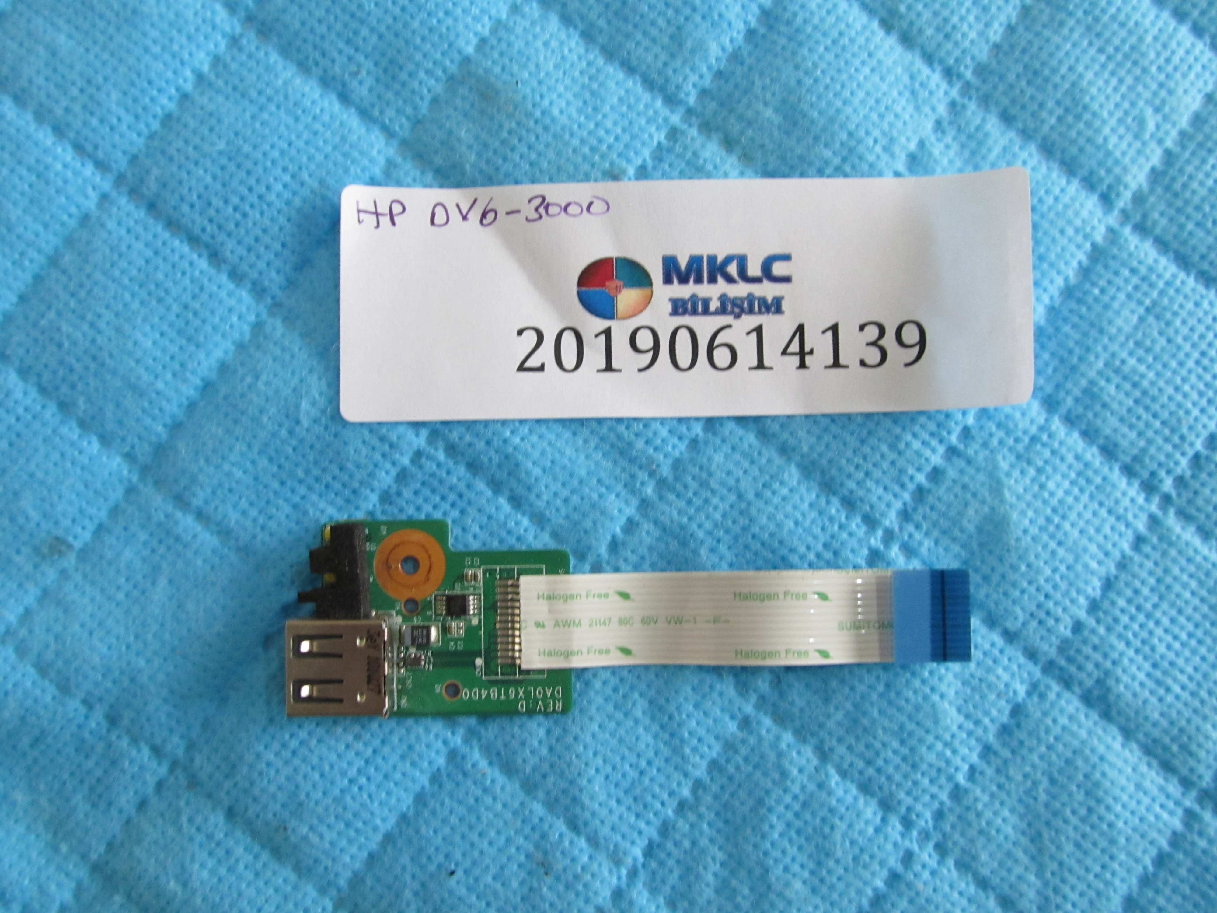 Hp dv6-3000 usb port flex orjinal ürün