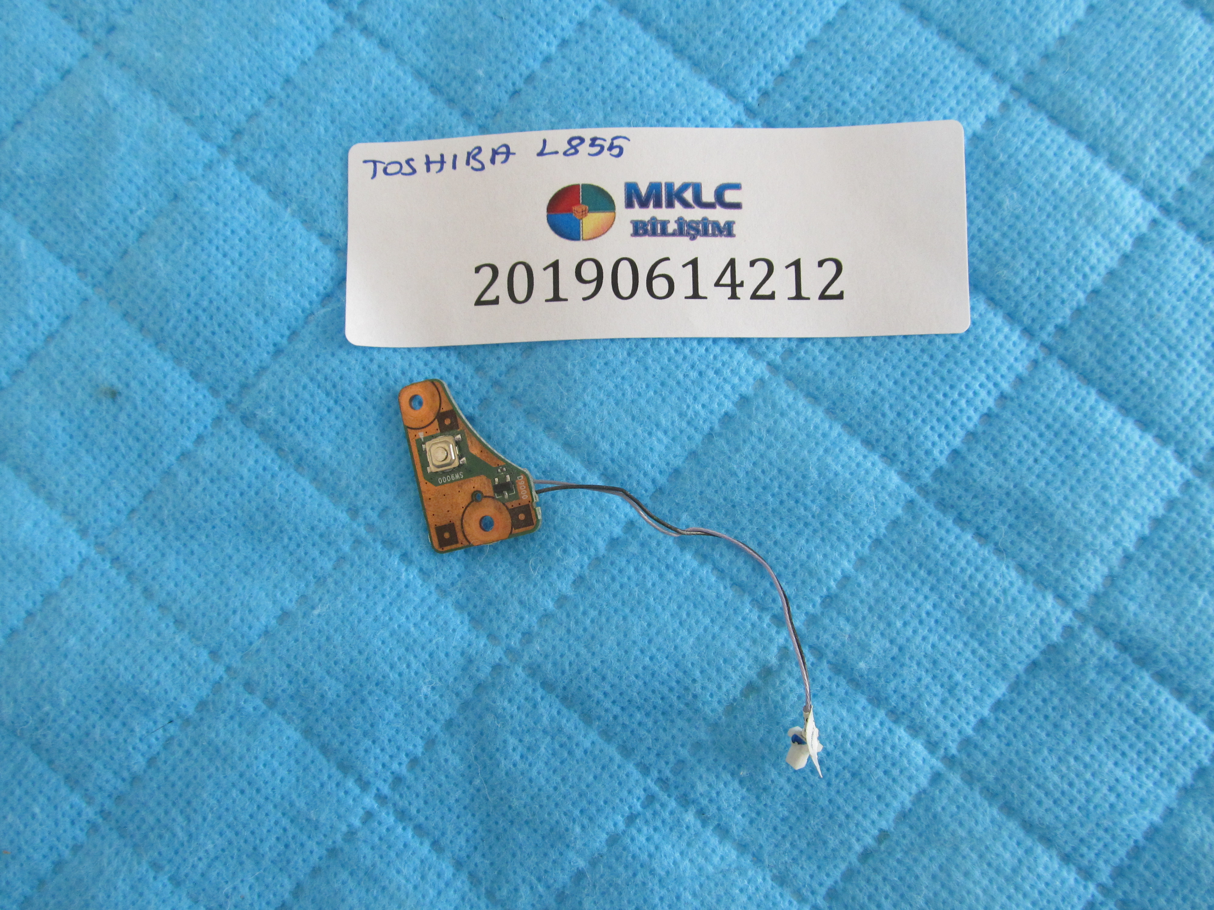Toshiba l855 tetik karti ve flex orjinal ürün