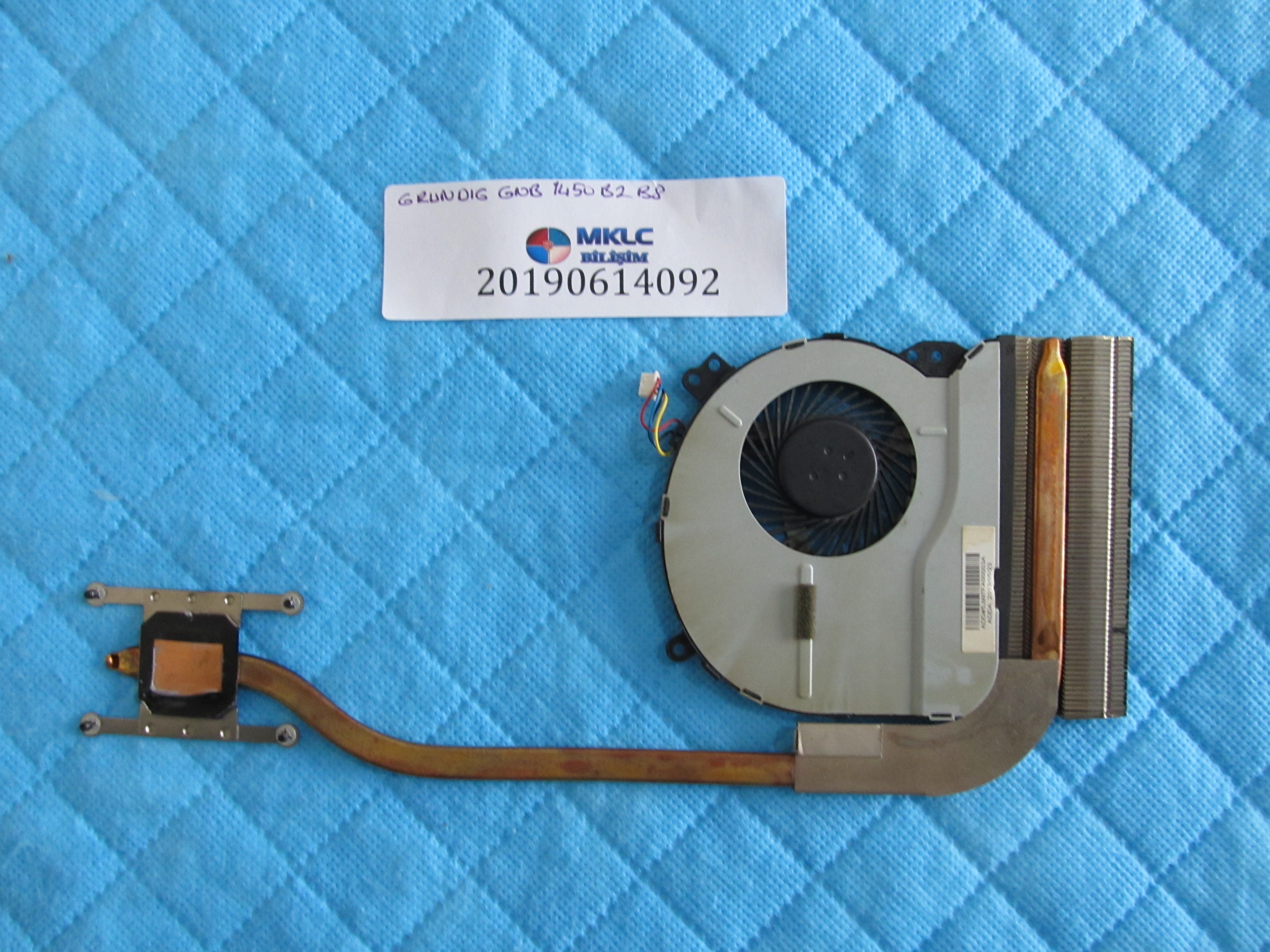 GRUNDİG Grundig gnb 1450 b2 b8 fan bakir soğutucu (heatsink) orjinal ürün küçük görsel 2