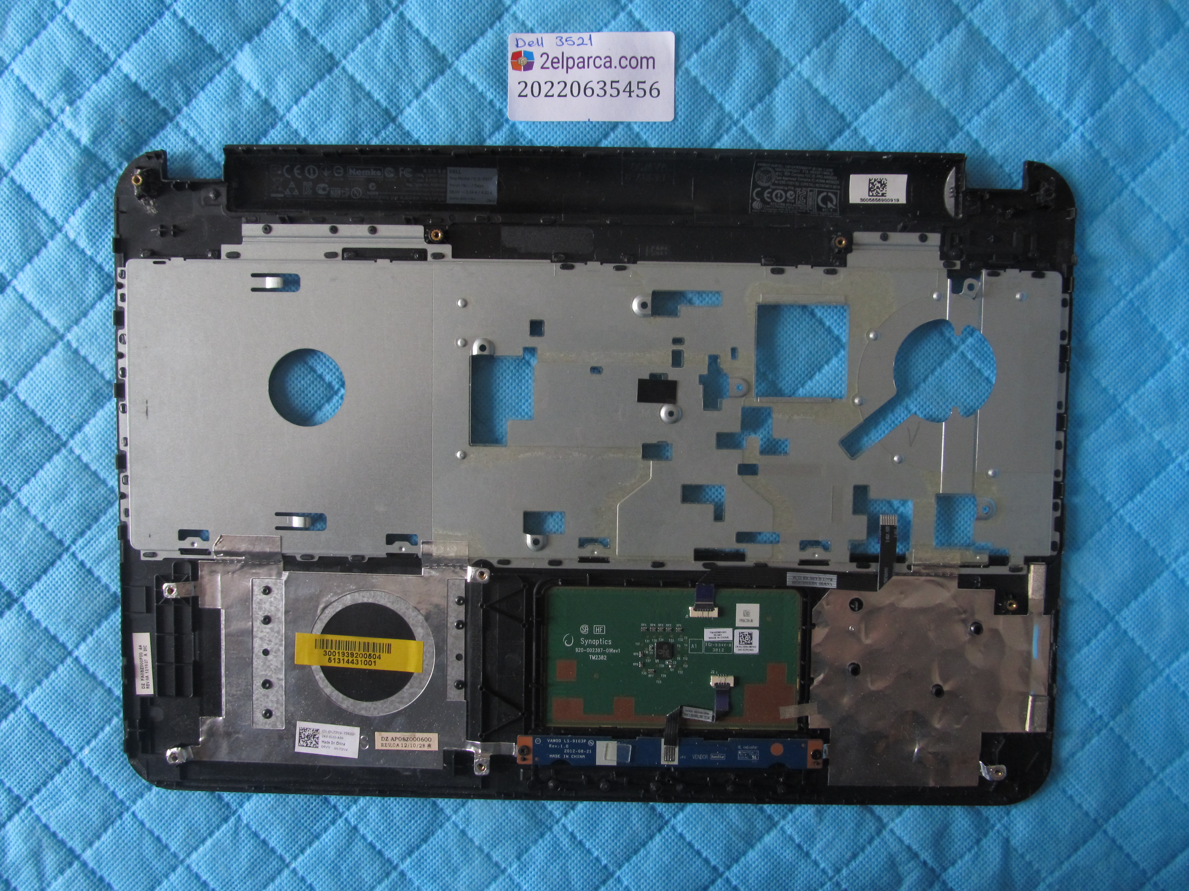 DELL Dell inspiron 3521 üst kasa touch kasa orjinal ürün küçük görsel 2