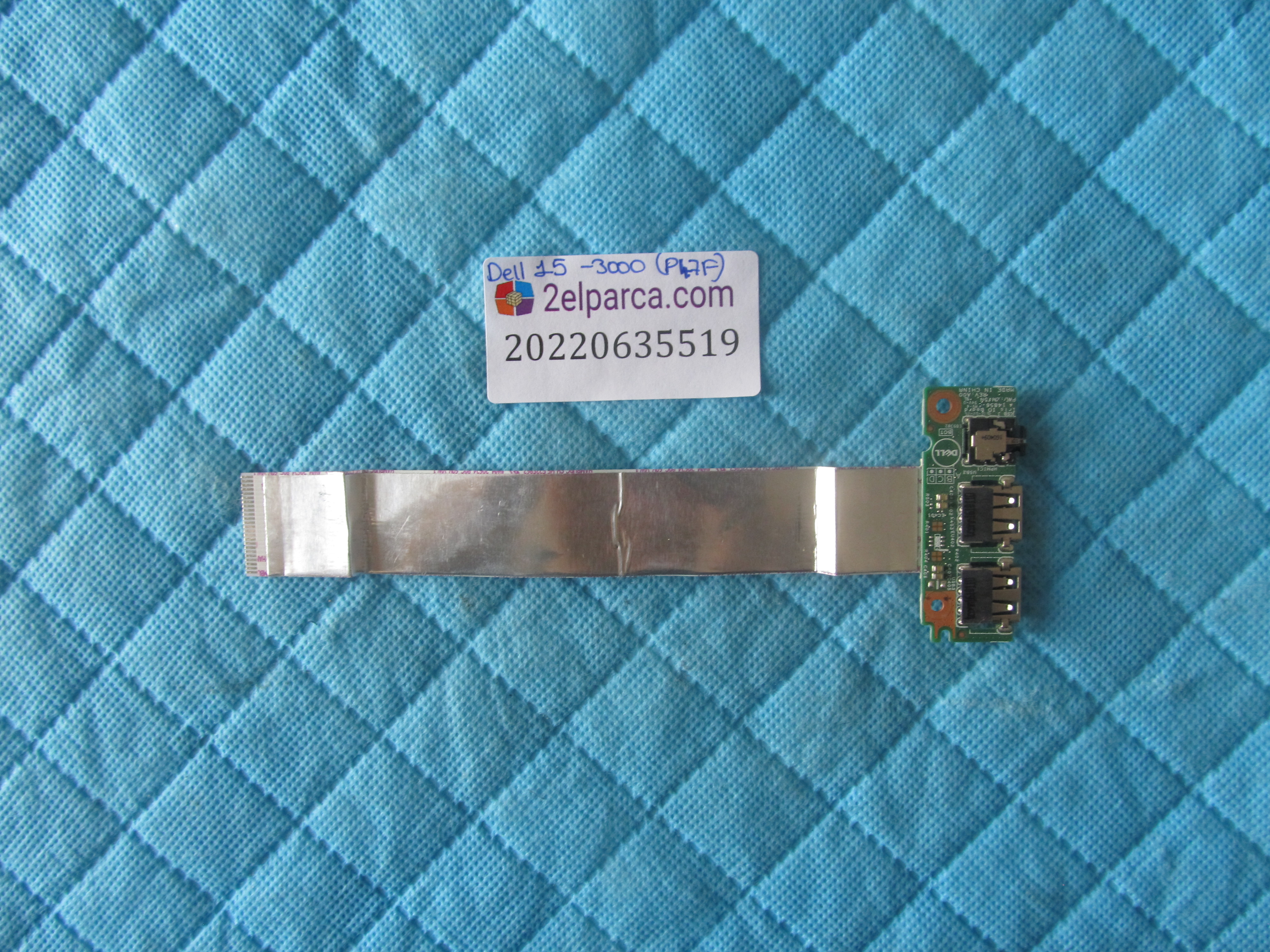 DELL Dell 15-3000 usb kart ve ses board flex p47f orjinal ürün küçük görsel 2