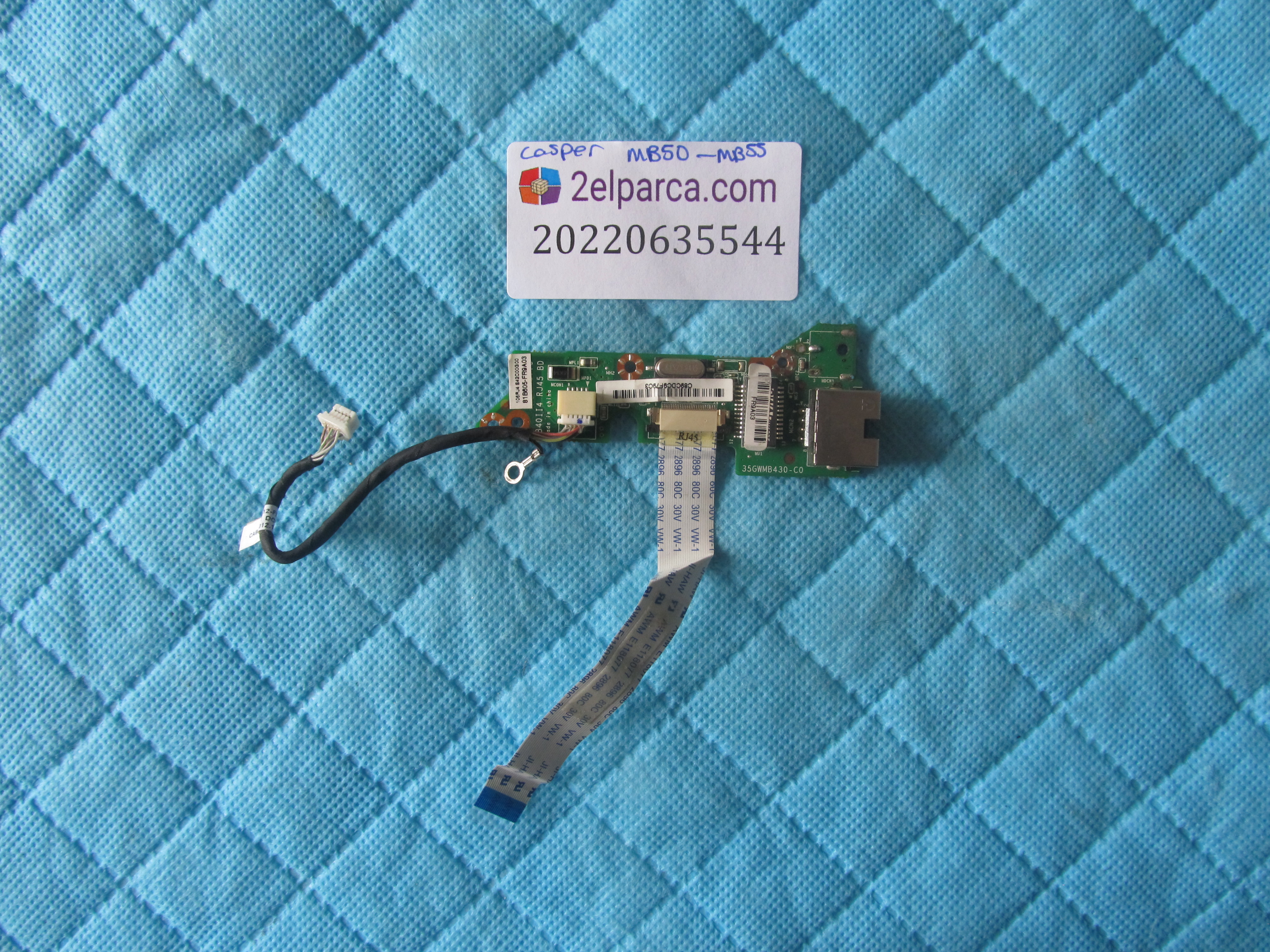 CASPER Casper mb50 power kart ethernet tetik karti flex orjinal ürün küçük görsel 2