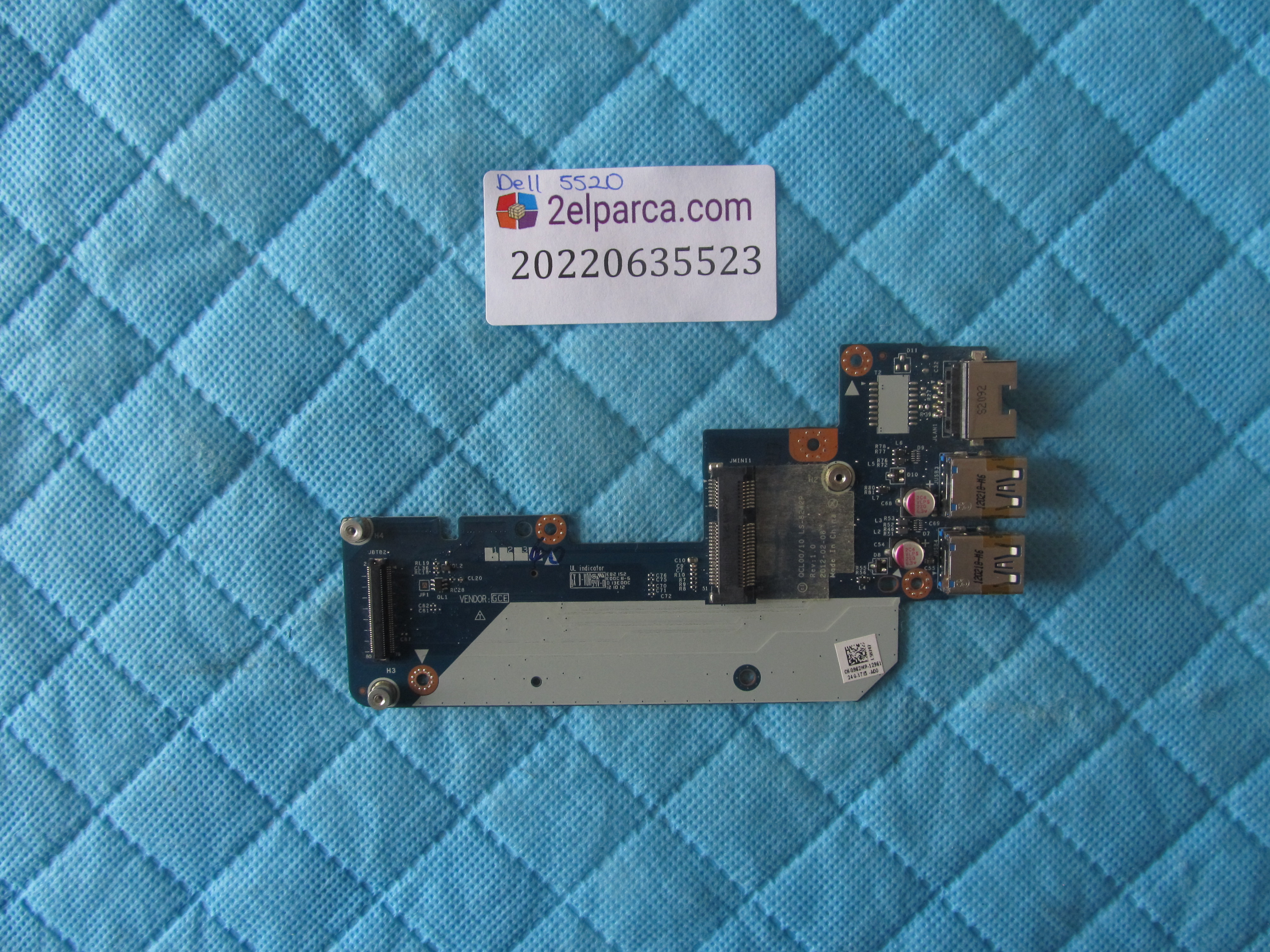 DELL Dell inspiron 5520 usb ethernet board orjinal ürün küçük görsel 2