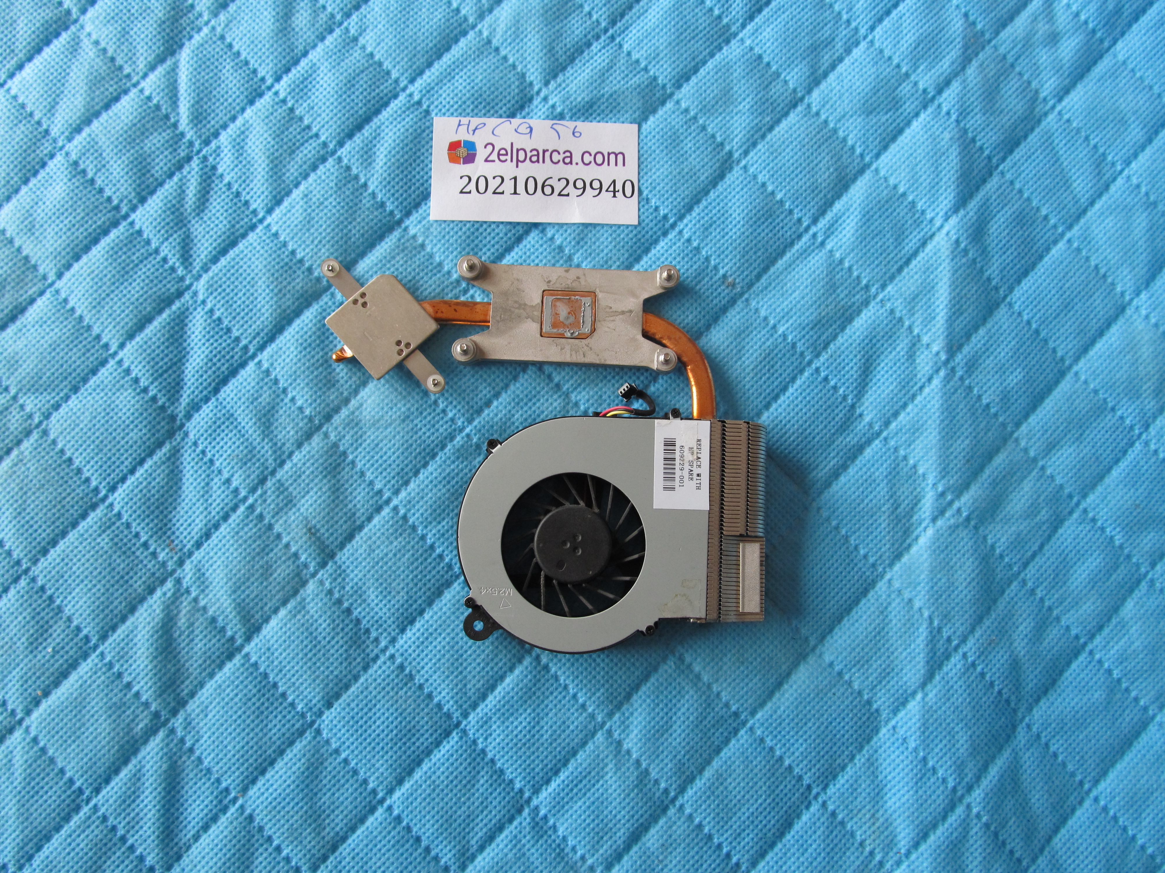 HP Hp cq56 fan bakir soğutucu (heatsink) küçük görsel 2