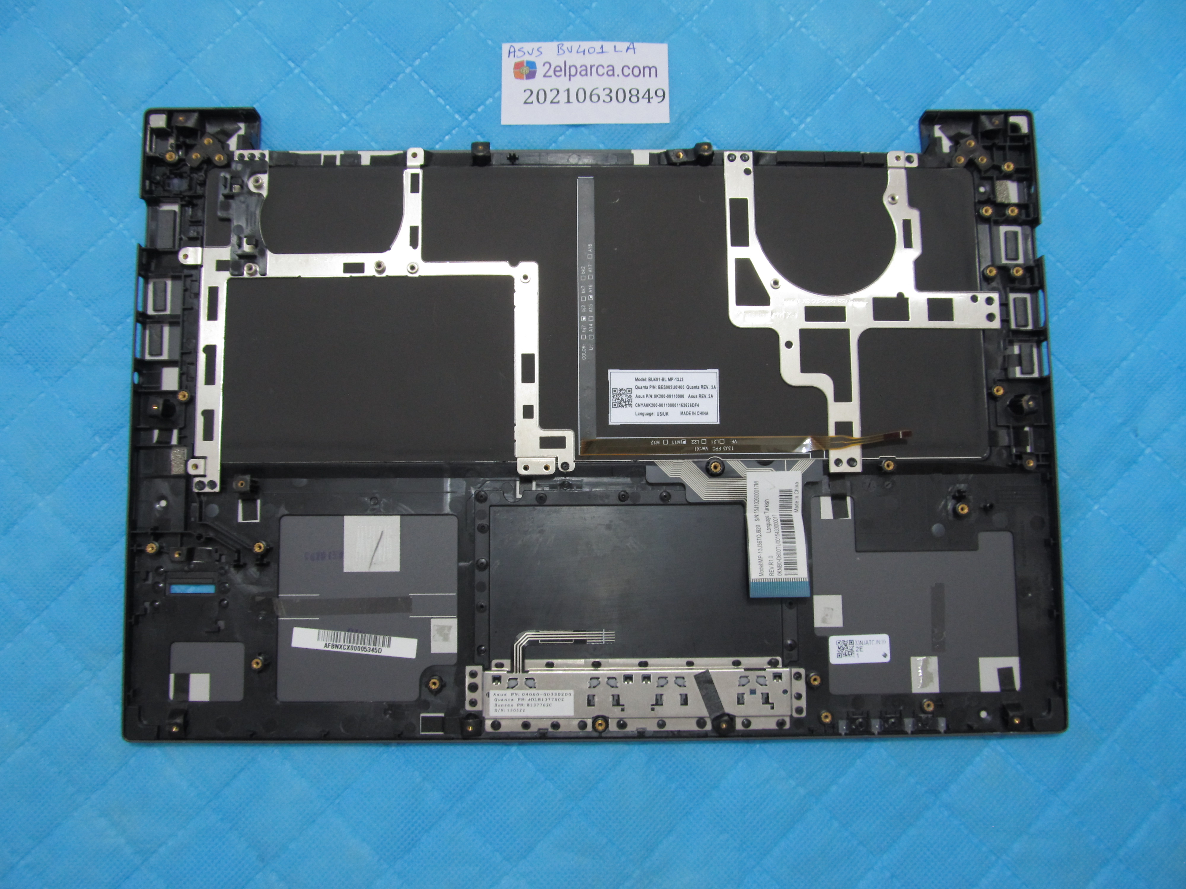 ASUS Asus bu401la üst kasa klavye kasasi klavye dahil küçük görsel 2